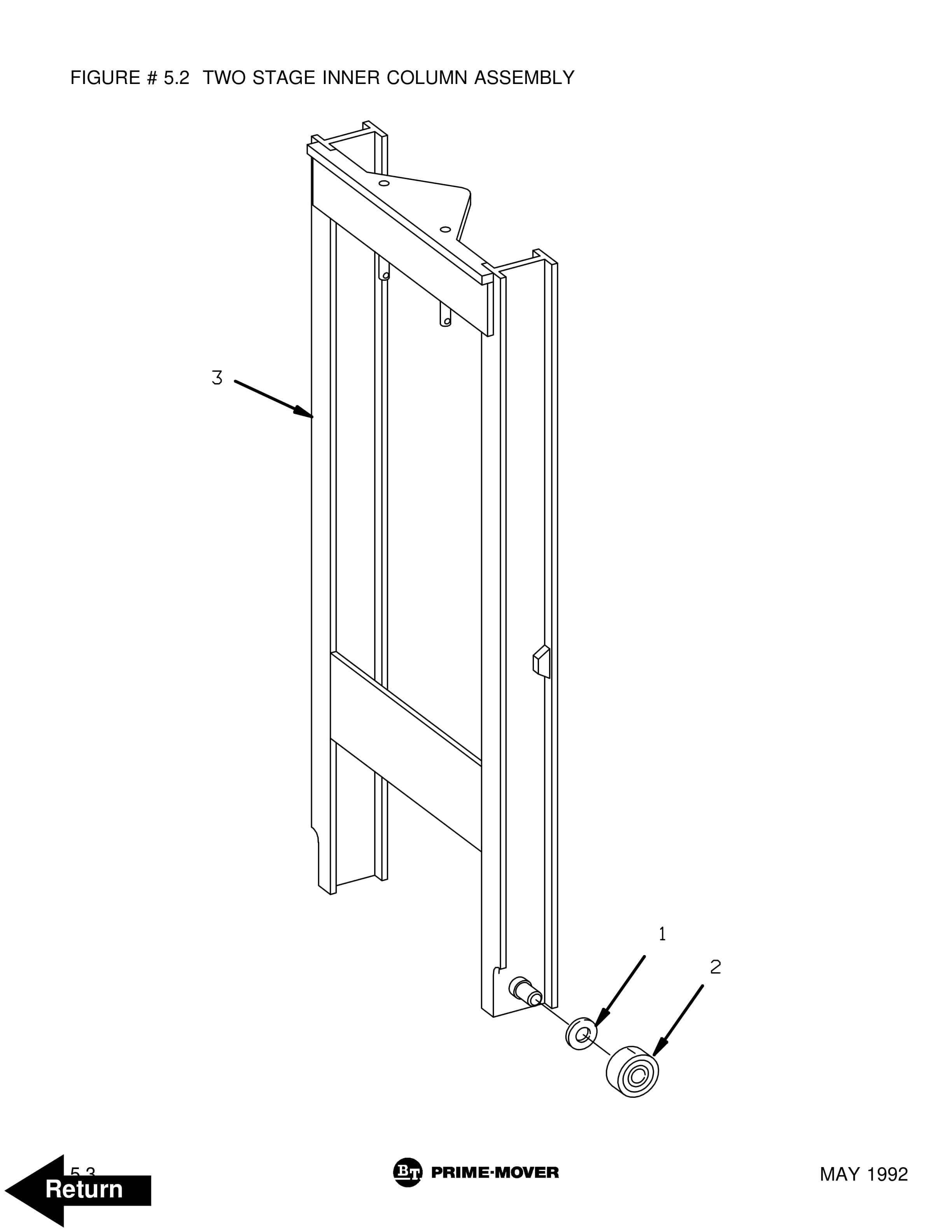 BT RS-50B Electric Straddle Truck Parts Manual 301042-003 3 BT RS-50B Electric Straddle Truck Parts Manual 301042-003 - Image 3