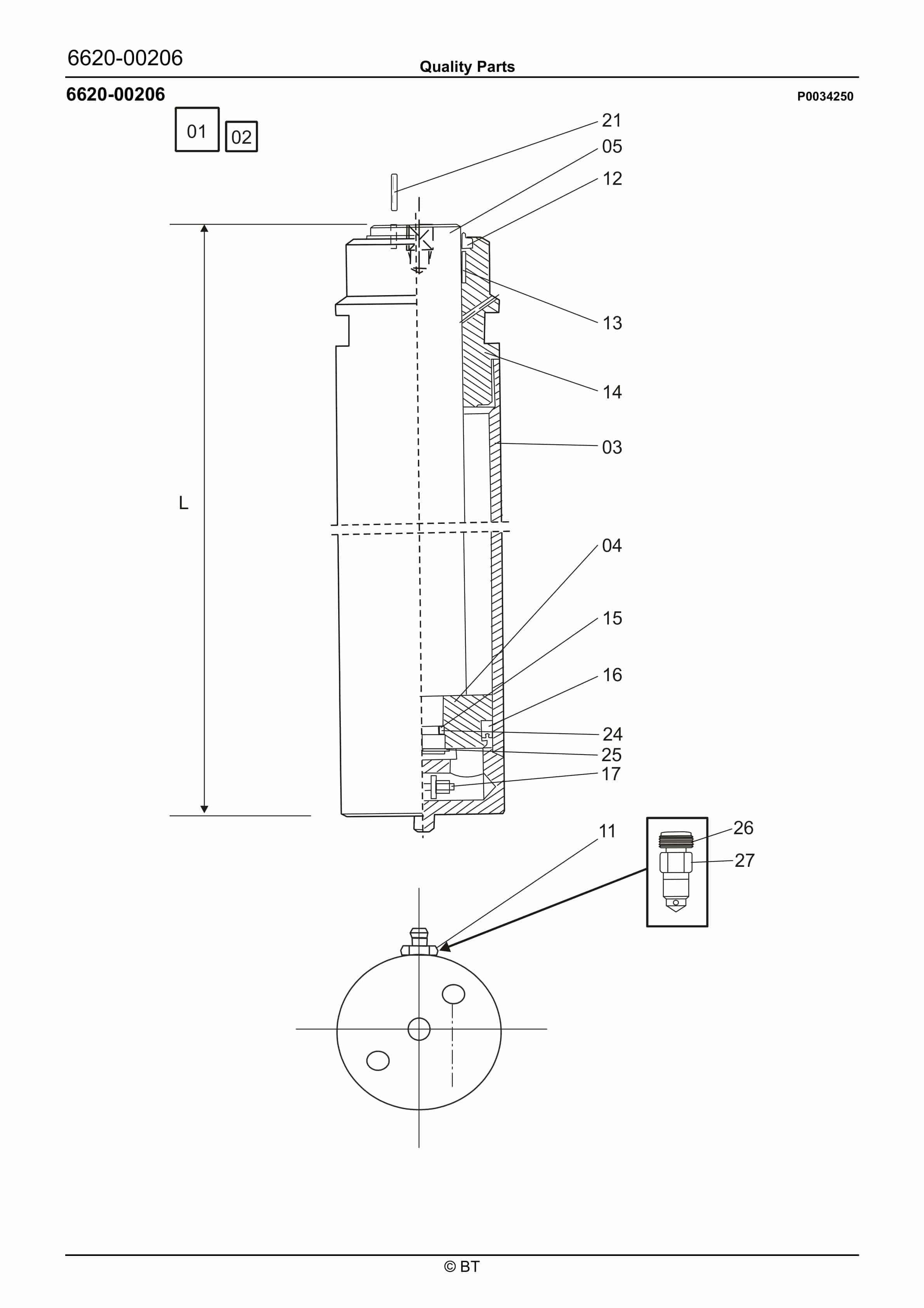 BT RWE120 Quality Parts 7508088 4 BT RWE120 Quality Parts 7508088 - Image 4