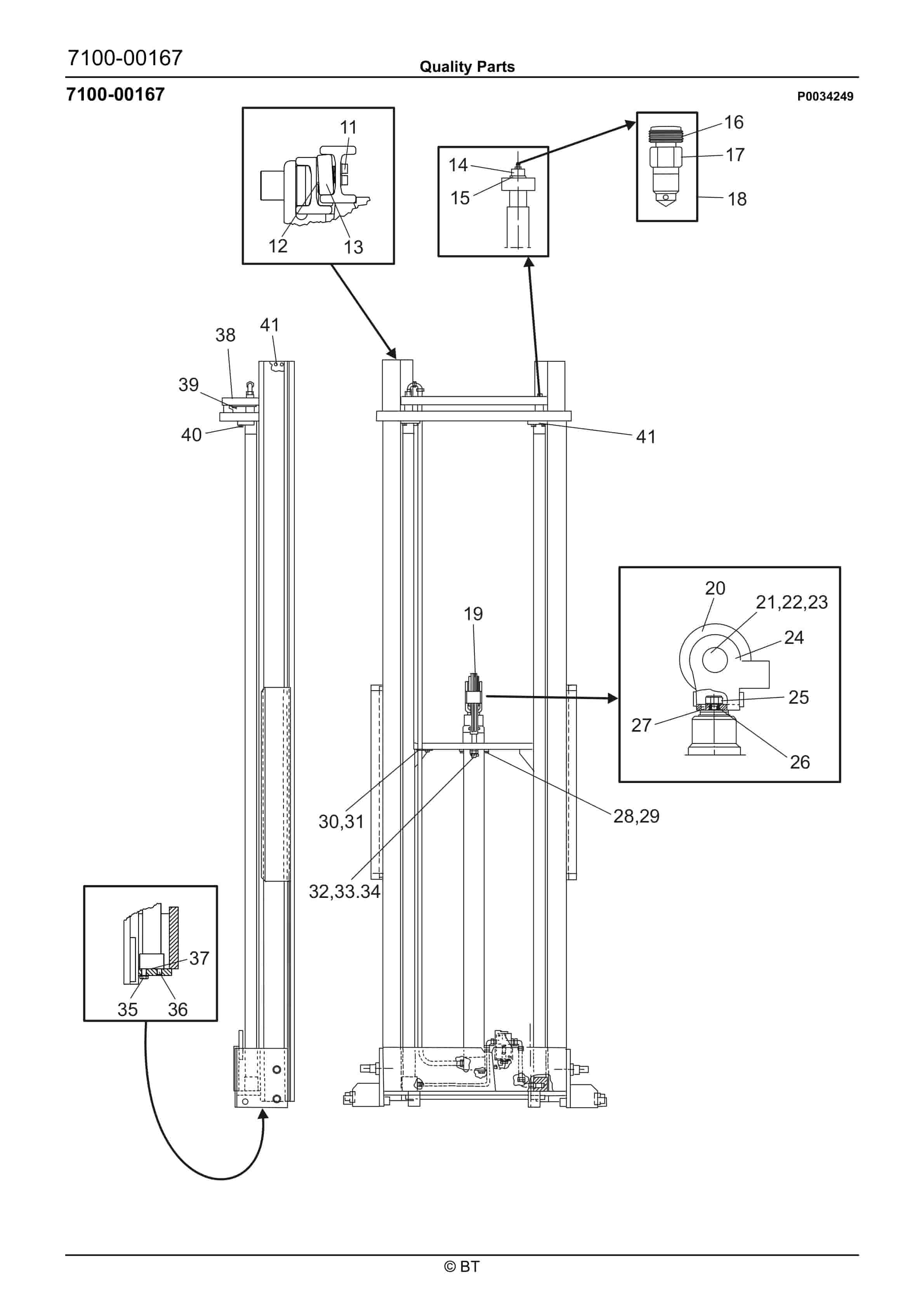 BT RWE120 Quality Parts 7508421 5 BT RWE120 Quality Parts 7508421 - Image 5
