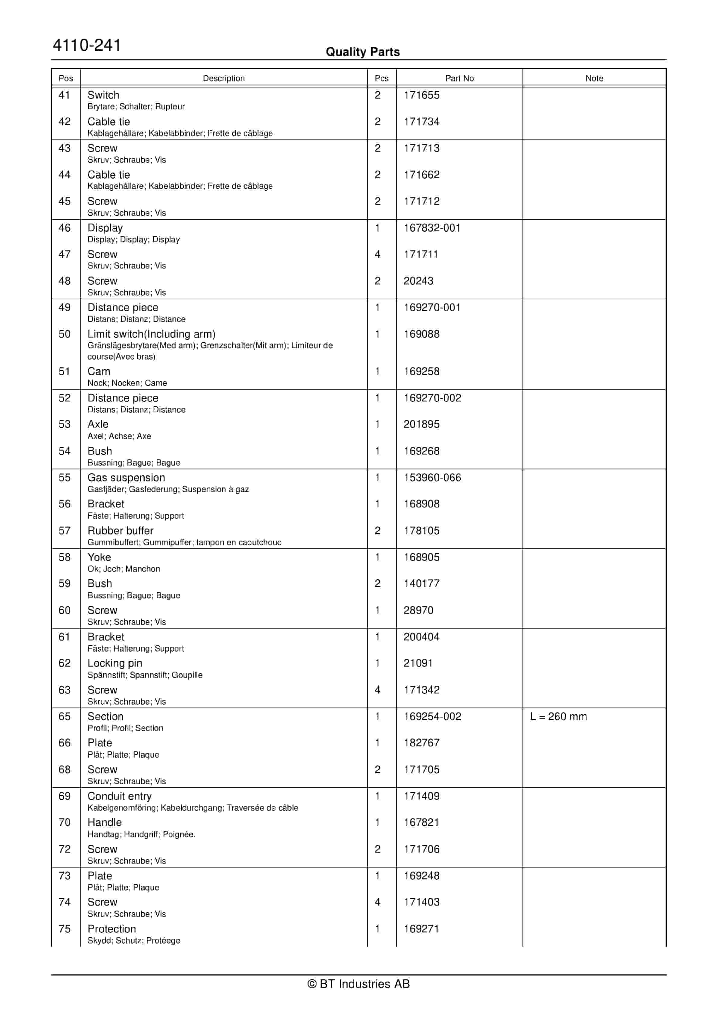 BT S 12F Quality Parts 202993 2 BT S 12F Quality Parts 202993 - Image 2