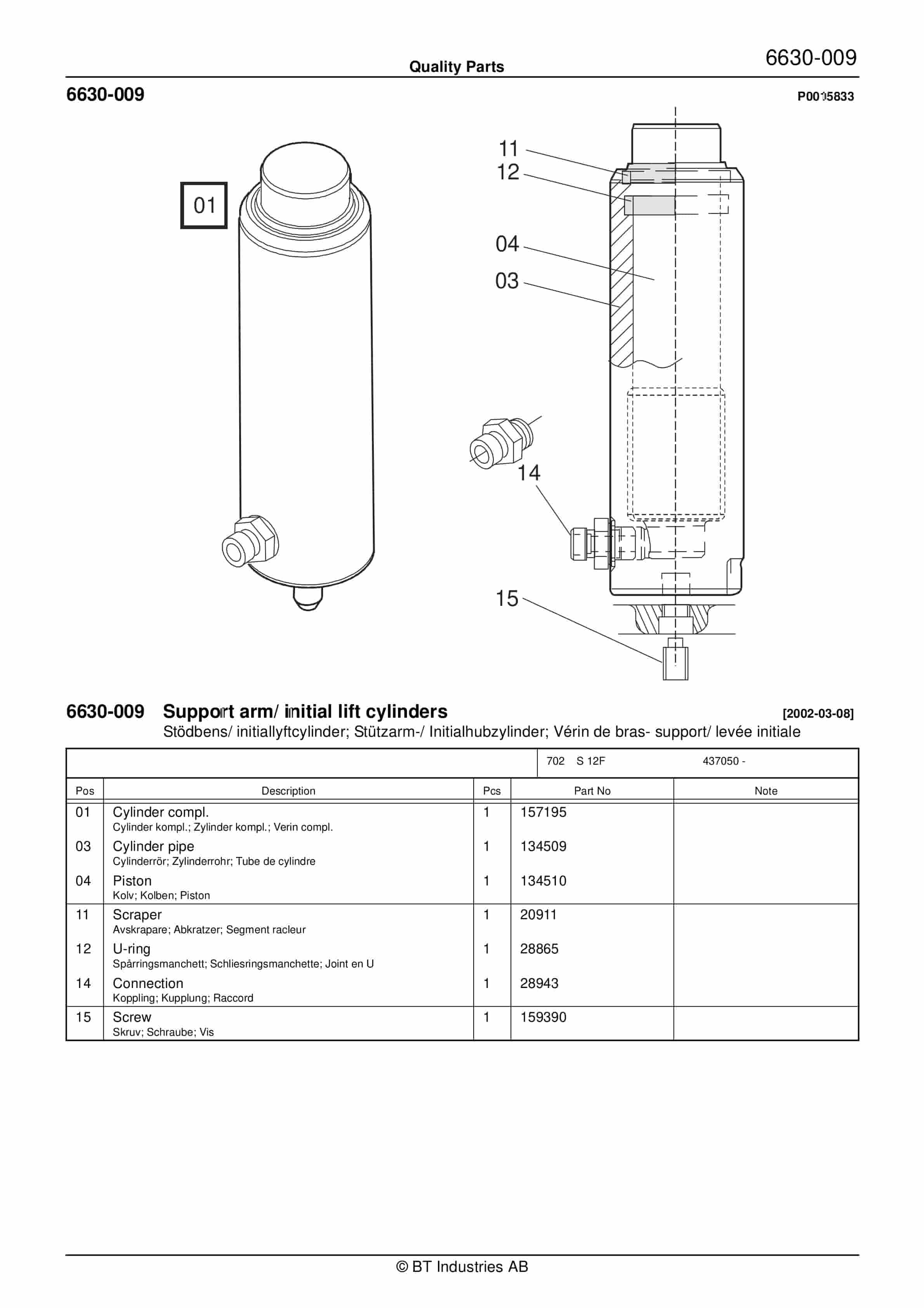 BT S 12F Quality Parts 202993 5 BT S 12F Quality Parts 202993 - Image 5
