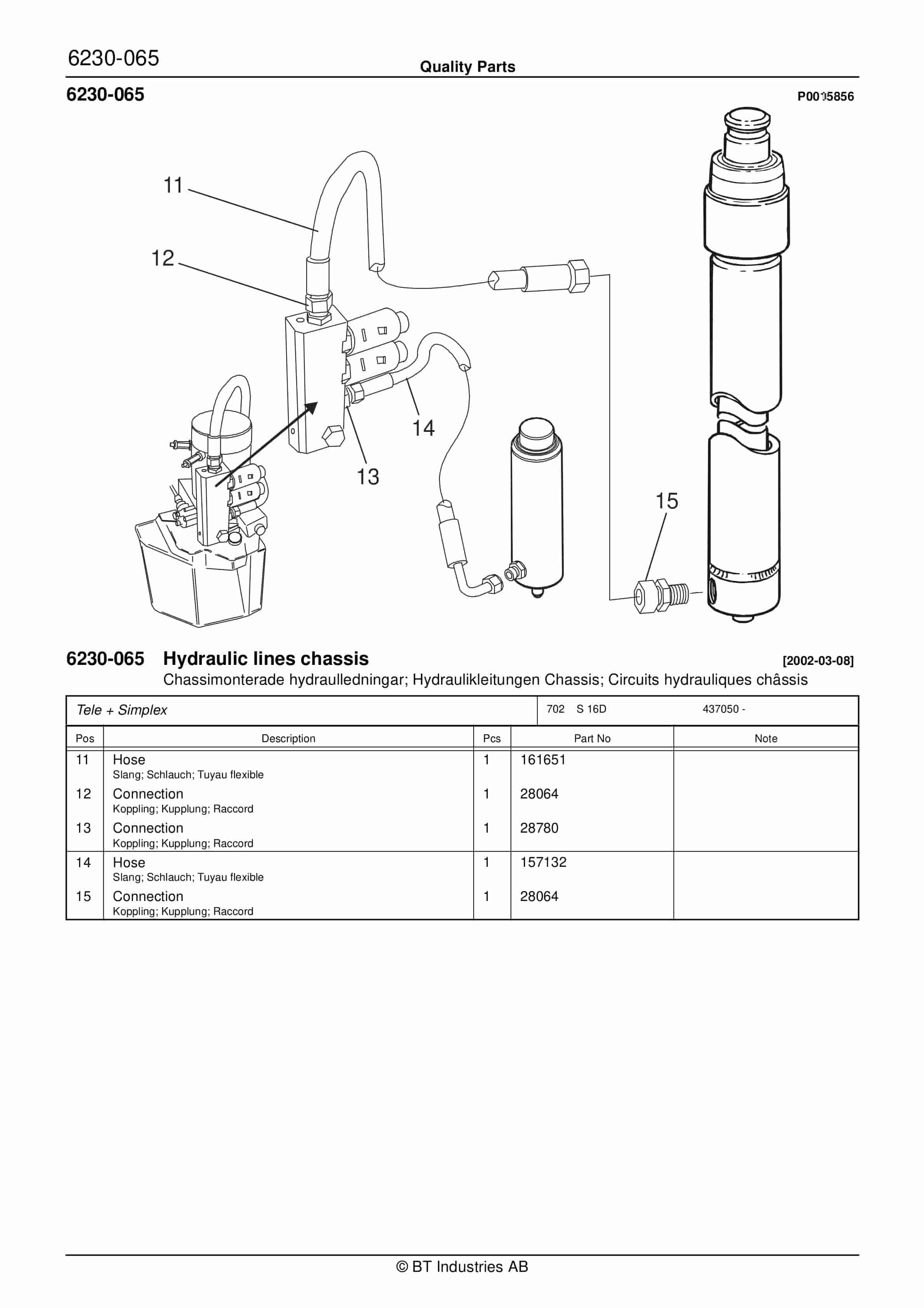 BT S 16D Quality Parts 202994 5 BT S 16D Quality Parts 202994 - Image 5