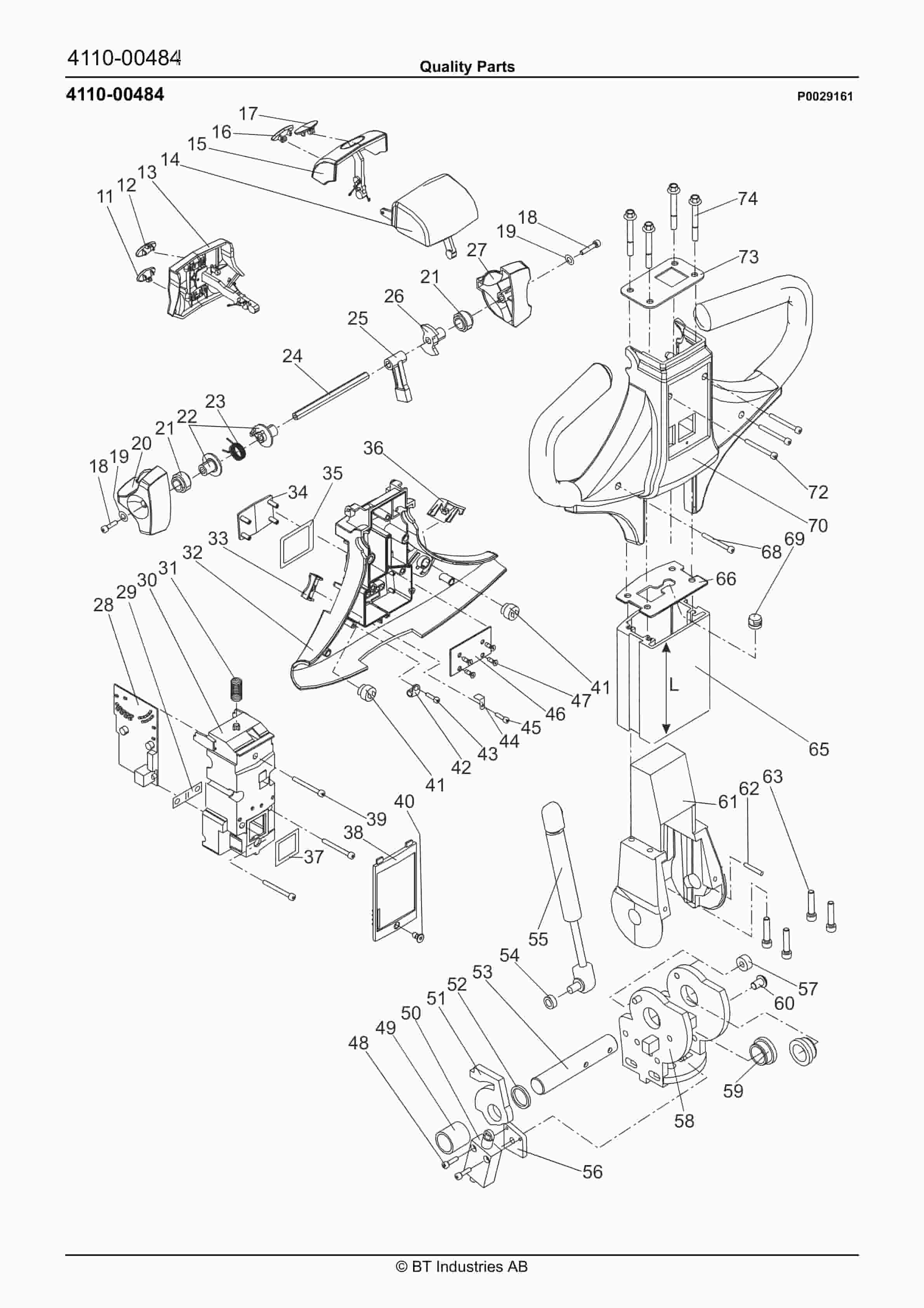 BT SAE140S, SAE200 Quality Parts 256036 2 BT SAE140S, SAE200 Quality Parts 256036 - Image 2