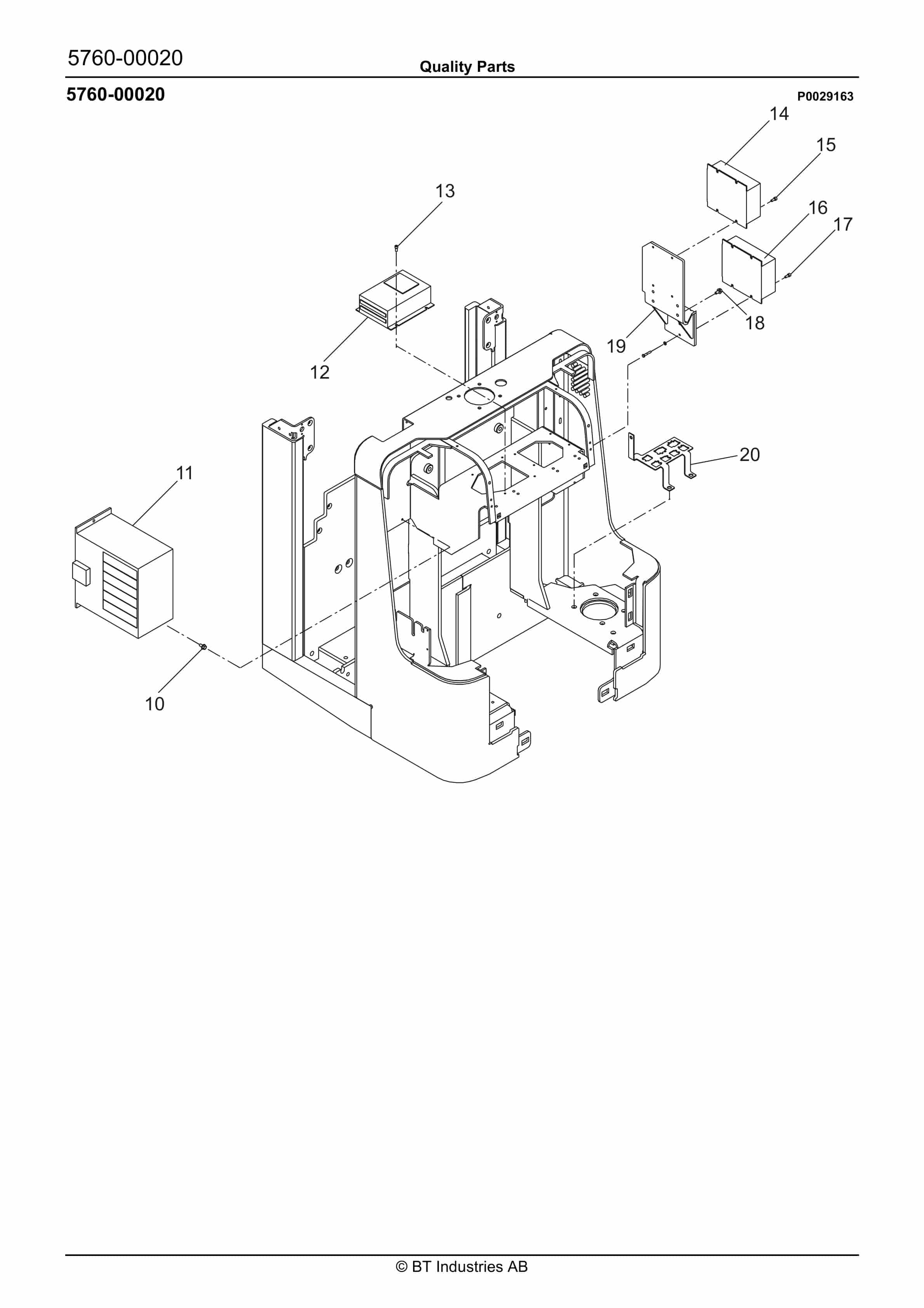 BT SAE140S, SAE200 Quality Parts 256036 4 BT SAE140S, SAE200 Quality Parts 256036 - Image 4