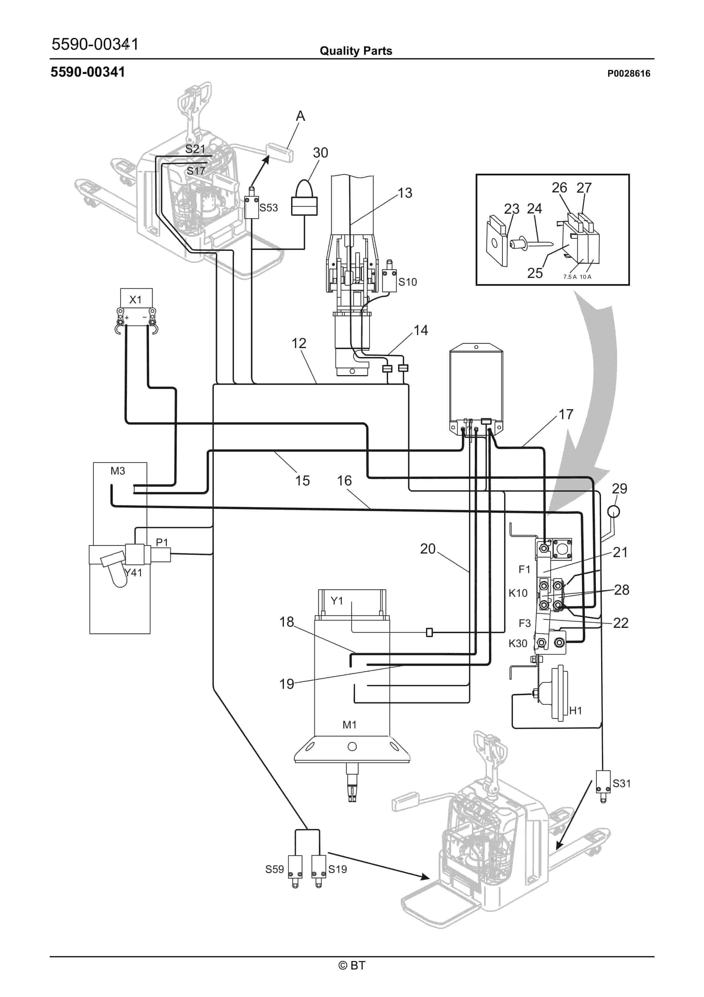 BT SAE140S, SAE200 Quality Parts 7511716 3 BT SAE140S, SAE200 Quality Parts 7511716 - Image 3