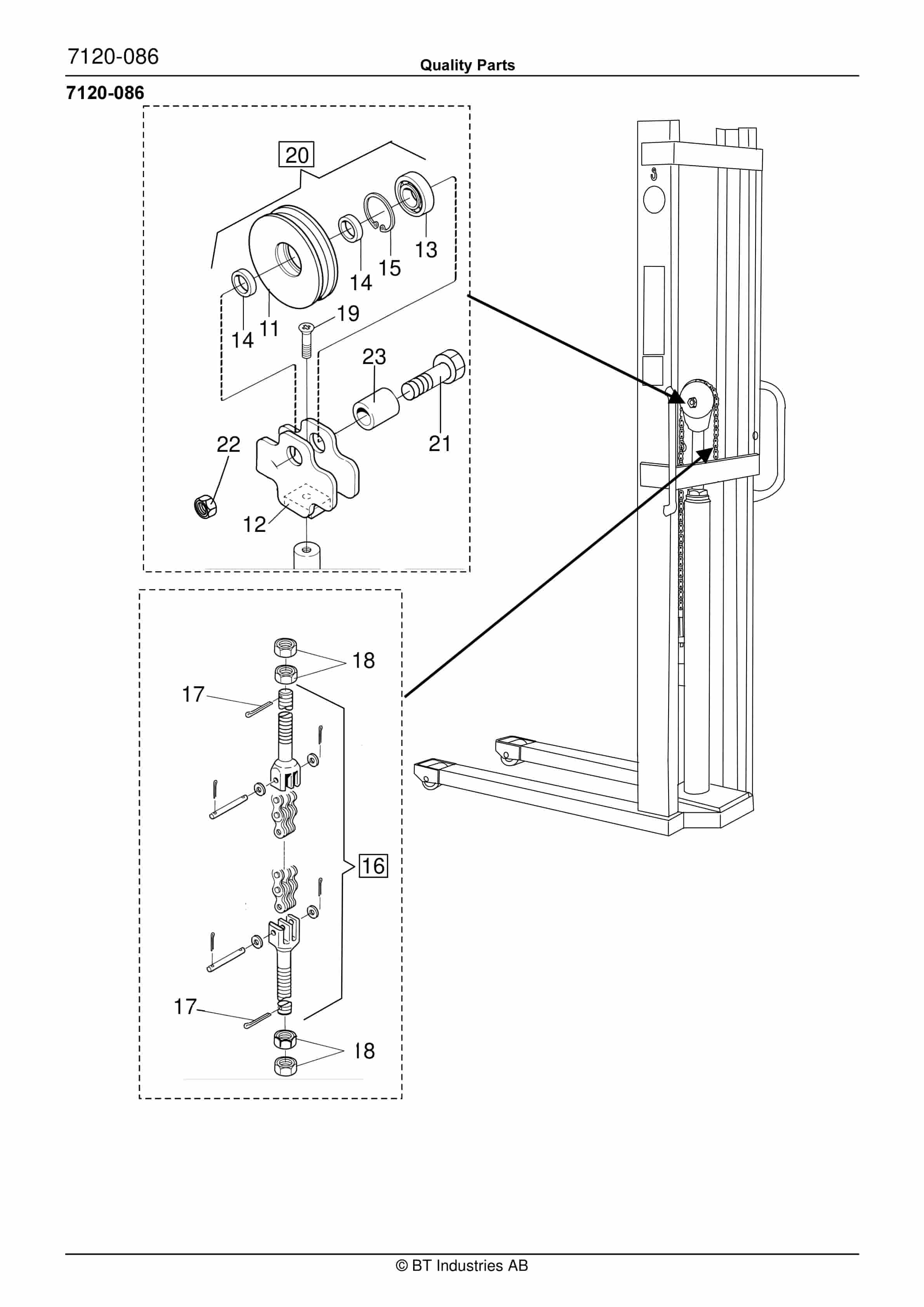 BT SH 800, SH 800ES Quality Parts 176214 5 BT SH 800, SH 800ES Quality Parts 176214 - Image 5