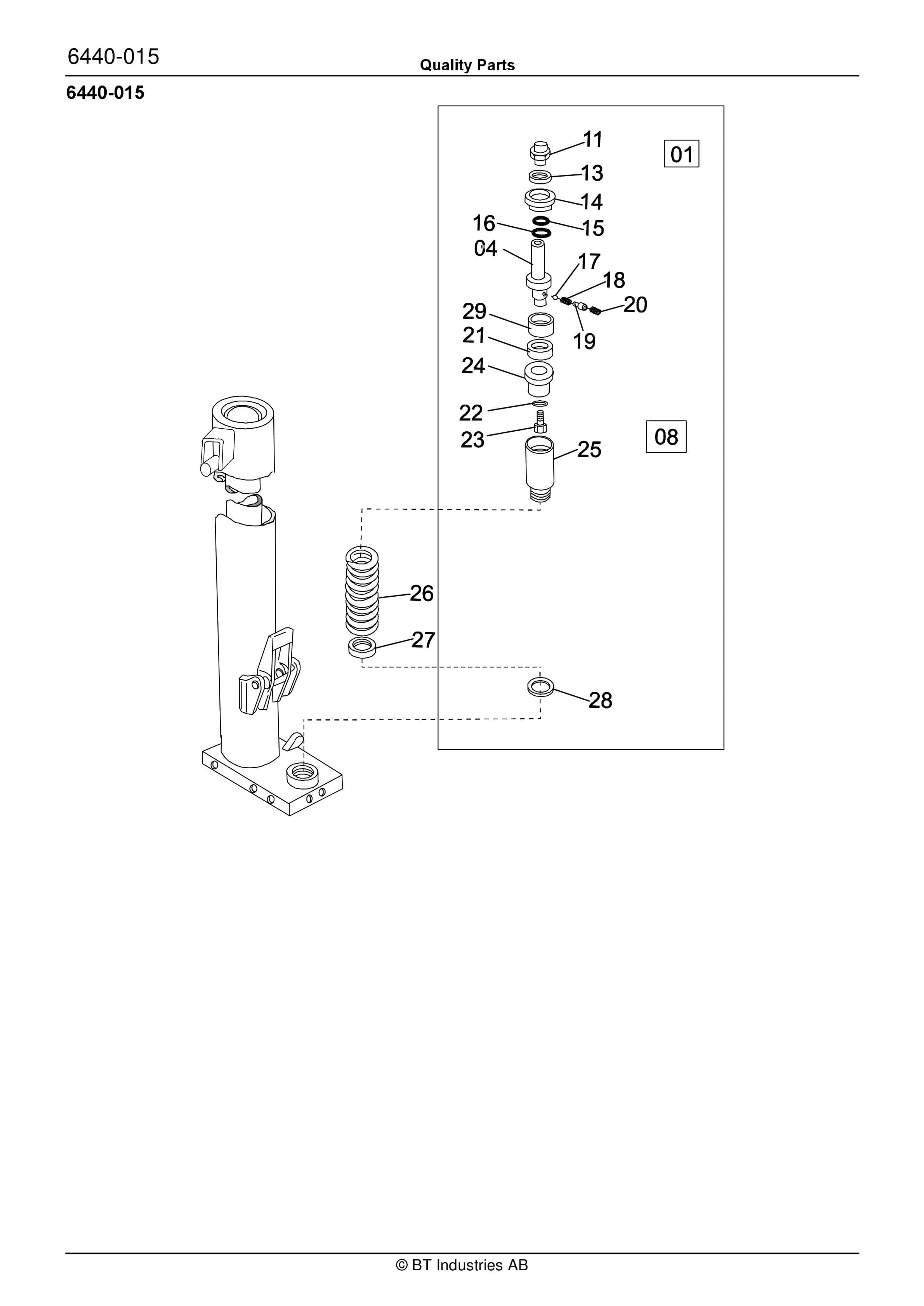 BT SH 800, SH 800Q Quality Parts 171571 4 BT SH 800, SH 800Q Quality Parts 171571 - Image 4