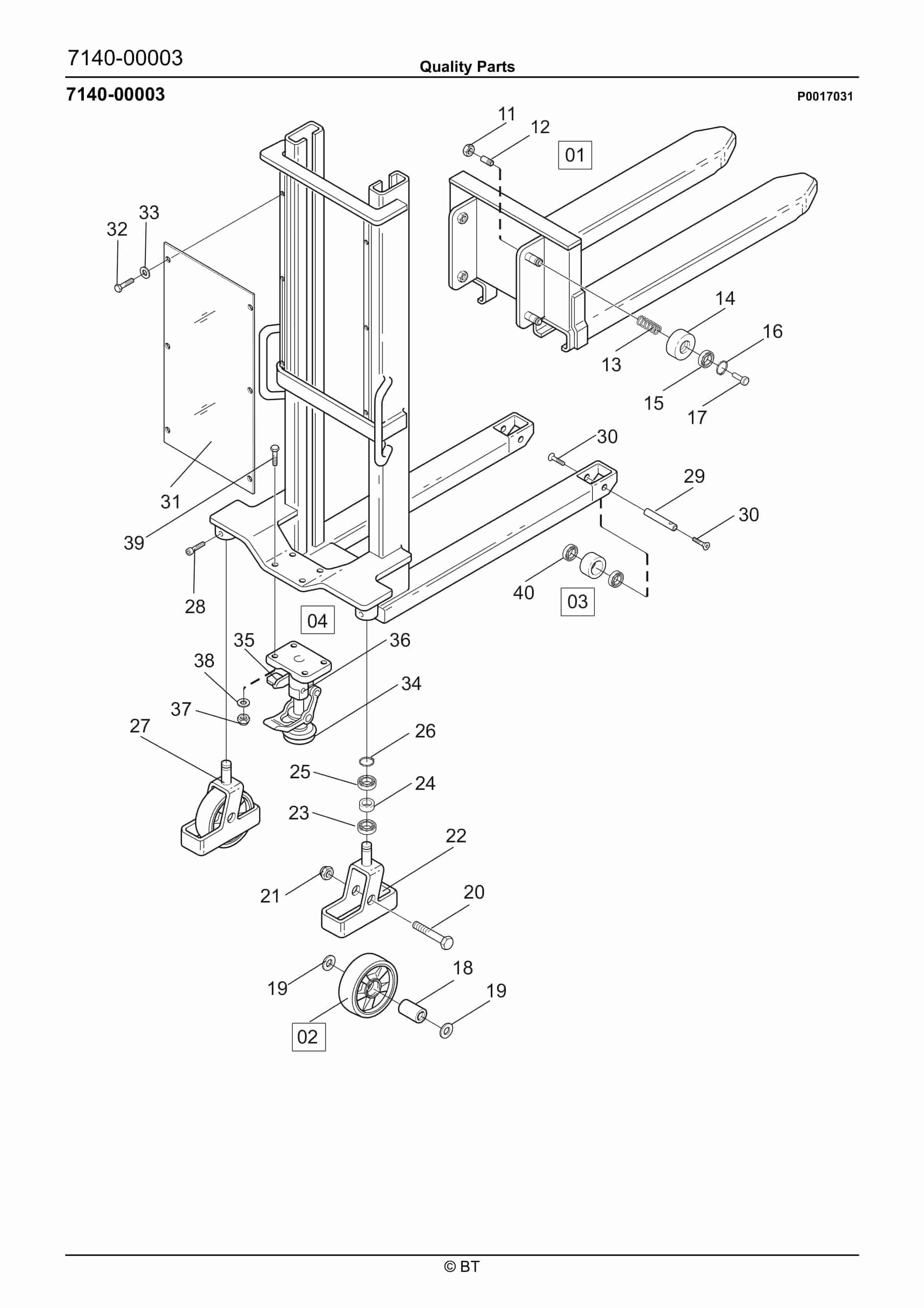 BT SHL080, SHL080S, SHM080, SHM080S Quality Parts 223076 5 BT SHL080, SHL080S, SHM080, SHM080S Quality Parts 223076 - Image 5