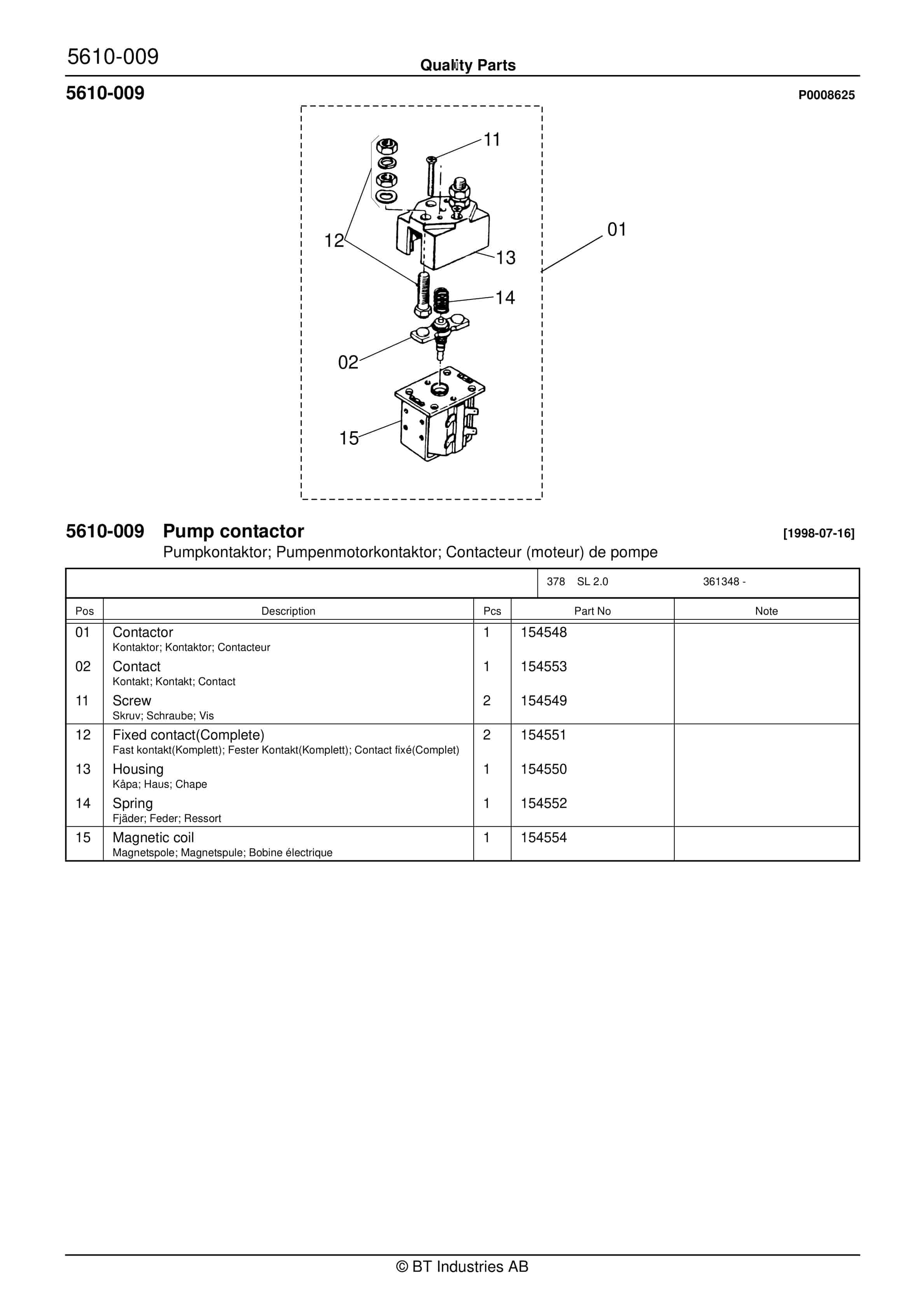 BT SL 2.0 - C011206-5 Quality Parts 846834 4 BT SL 2.0 - C011206-5 Quality Parts 846834 - Image 4