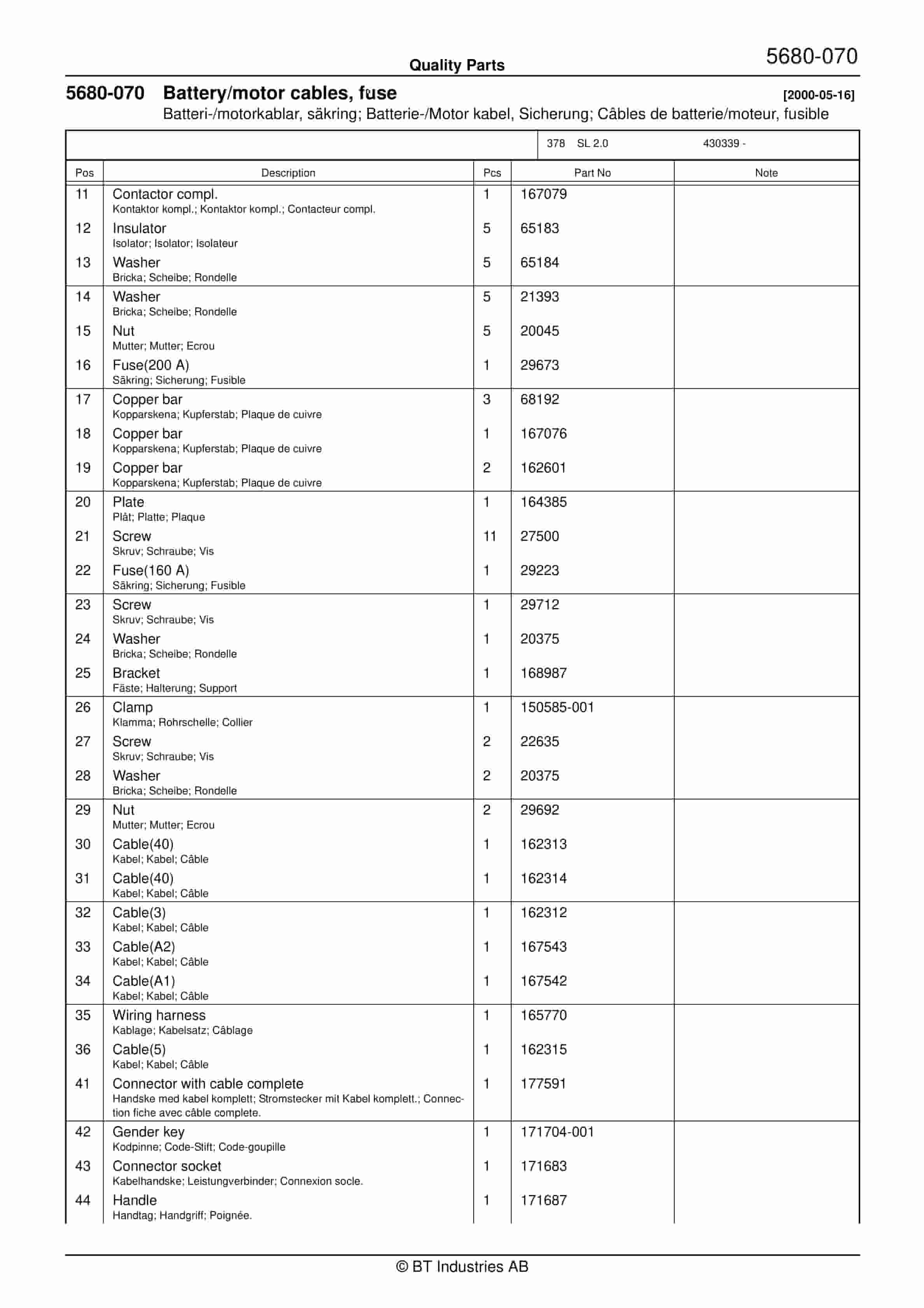 BT SL 2.0 - C991008-2 Quality Parts 846720 5 BT SL 2.0 - C991008-2 Quality Parts 846720 - Image 5
