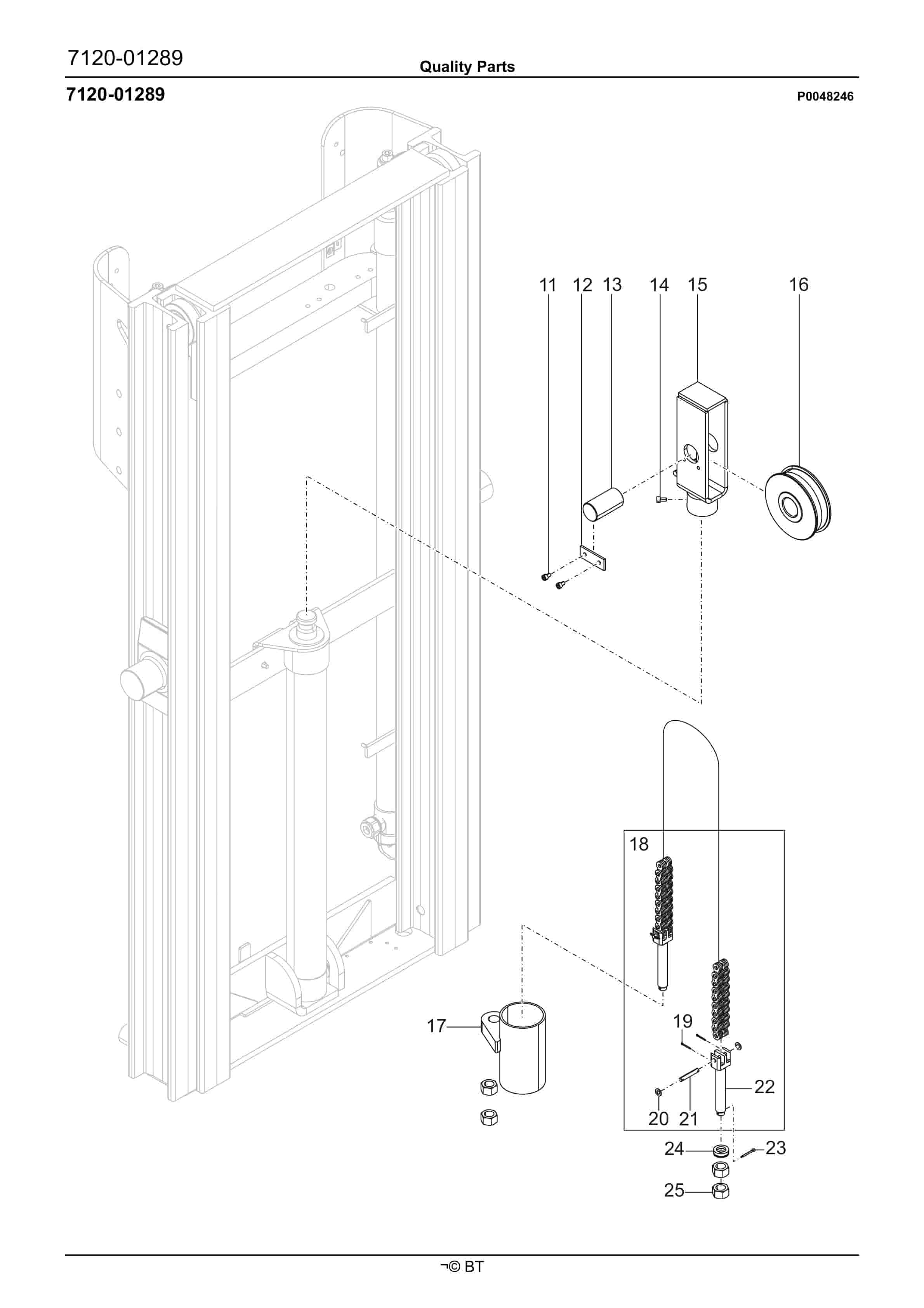 BT SPE120, SPE140, SPE160, SPE200, SWE145, SWE160, SWE200 Quality Parts 7586292 4 BT SPE120, SPE140, SPE160, SPE200, SWE145, SWE160, SWE200 Quality Parts 7586292 - Image 4