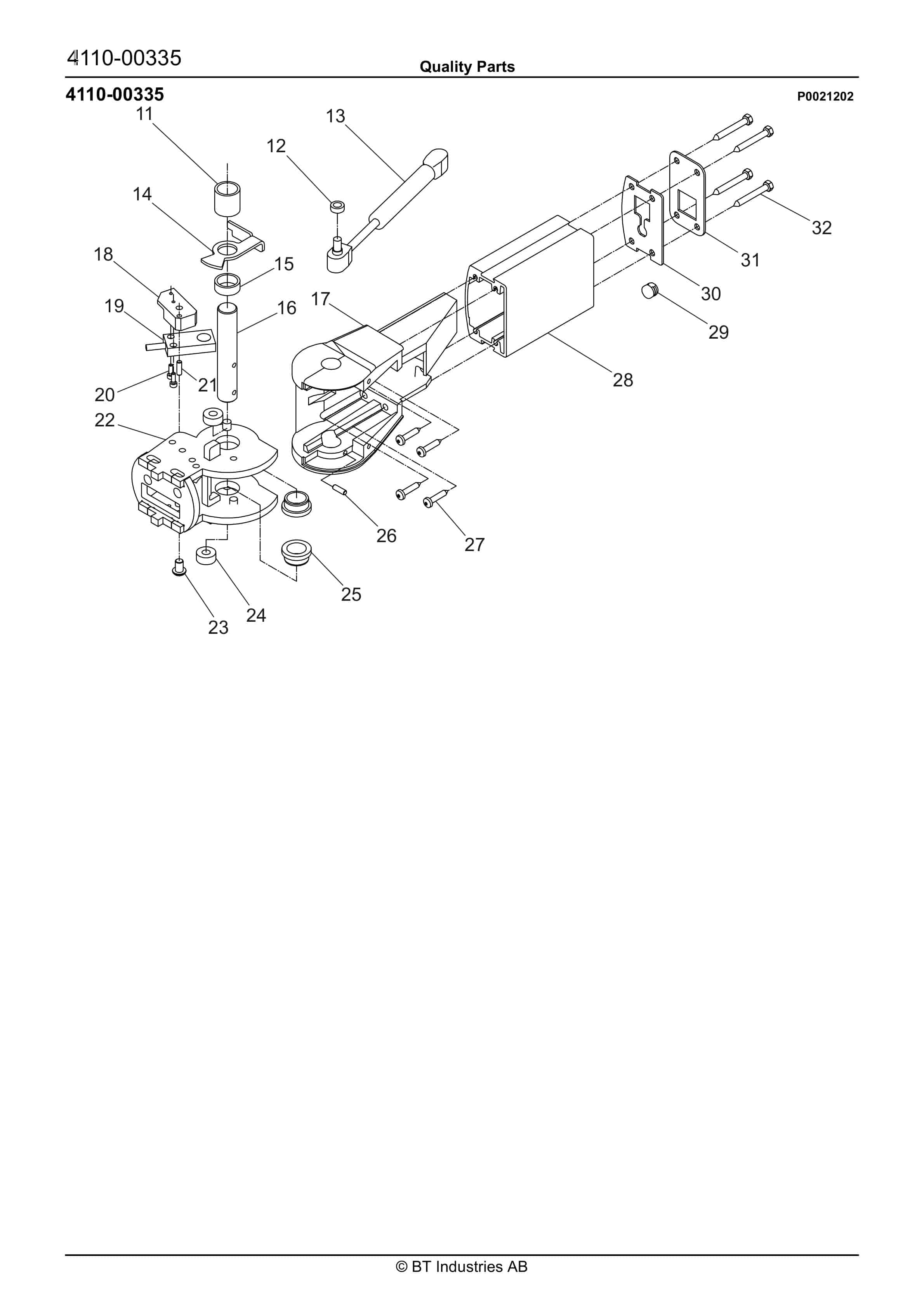 BT SPE125 - C050610-3 Quality Parts 843128 2 BT SPE125 - C050610-3 Quality Parts 843128 - Image 2