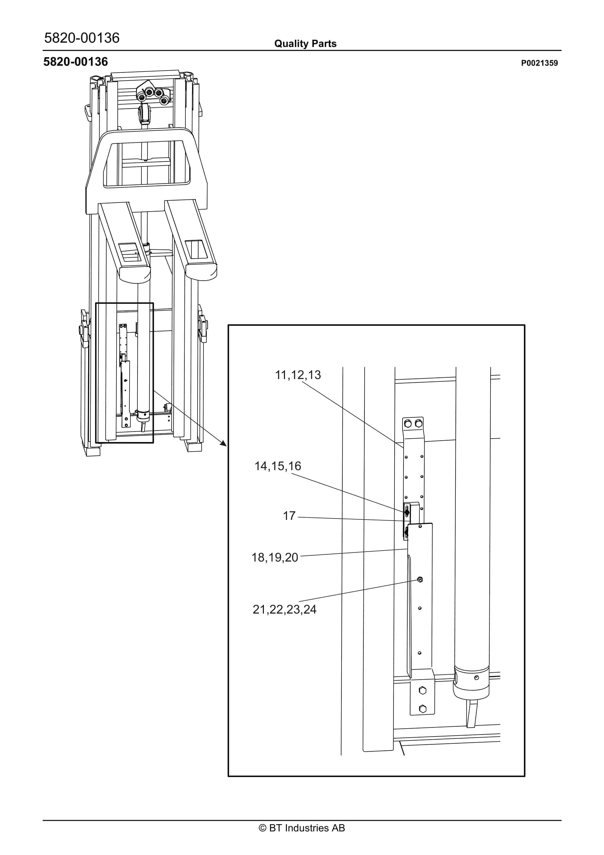 BT SPE125, SPE160 Quality Parts 255992 2 BT SPE125, SPE160 Quality Parts 255992 - Image 2