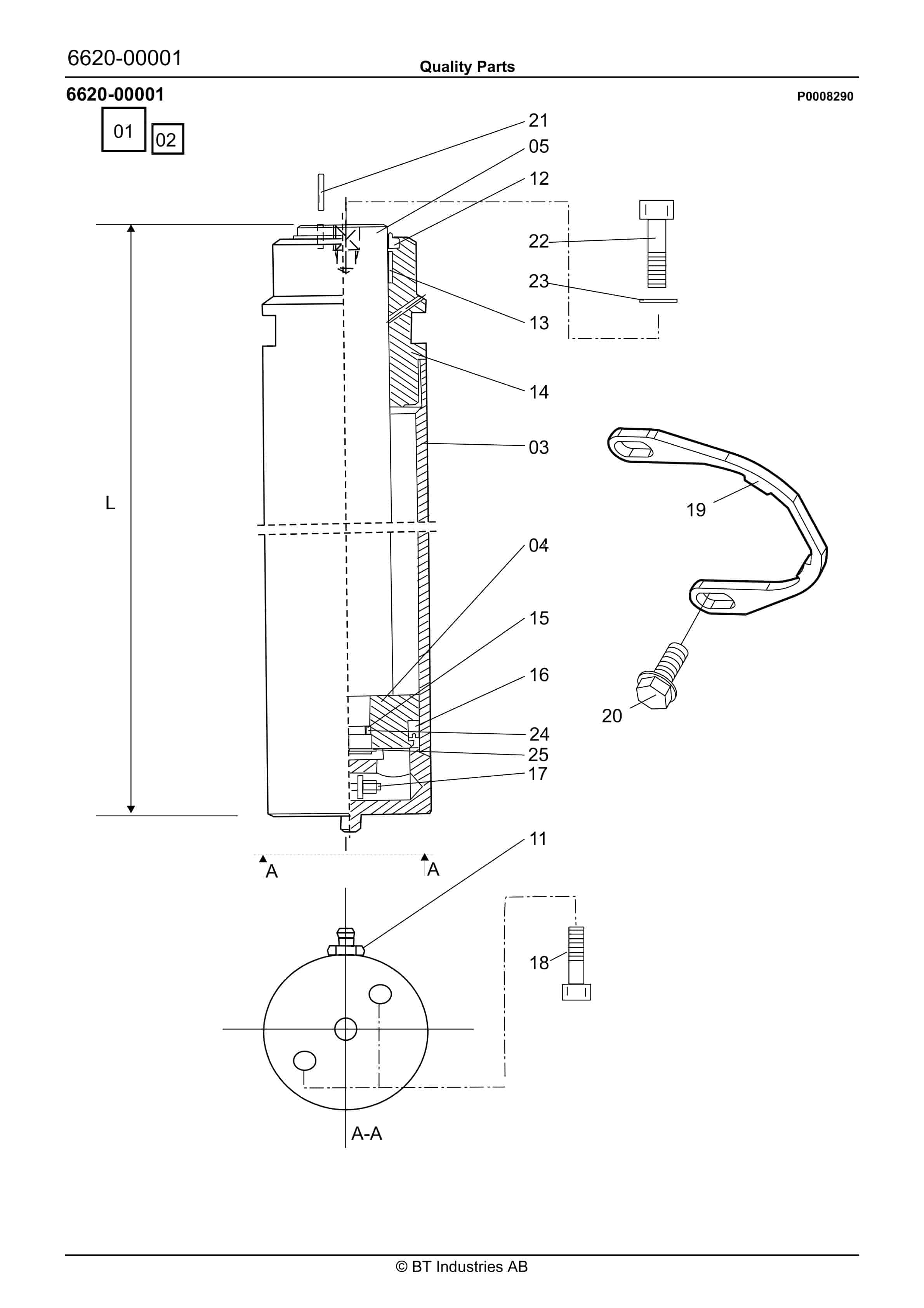 BT SPE125, SPE160 Quality Parts 255992 3 BT SPE125, SPE160 Quality Parts 255992 - Image 3