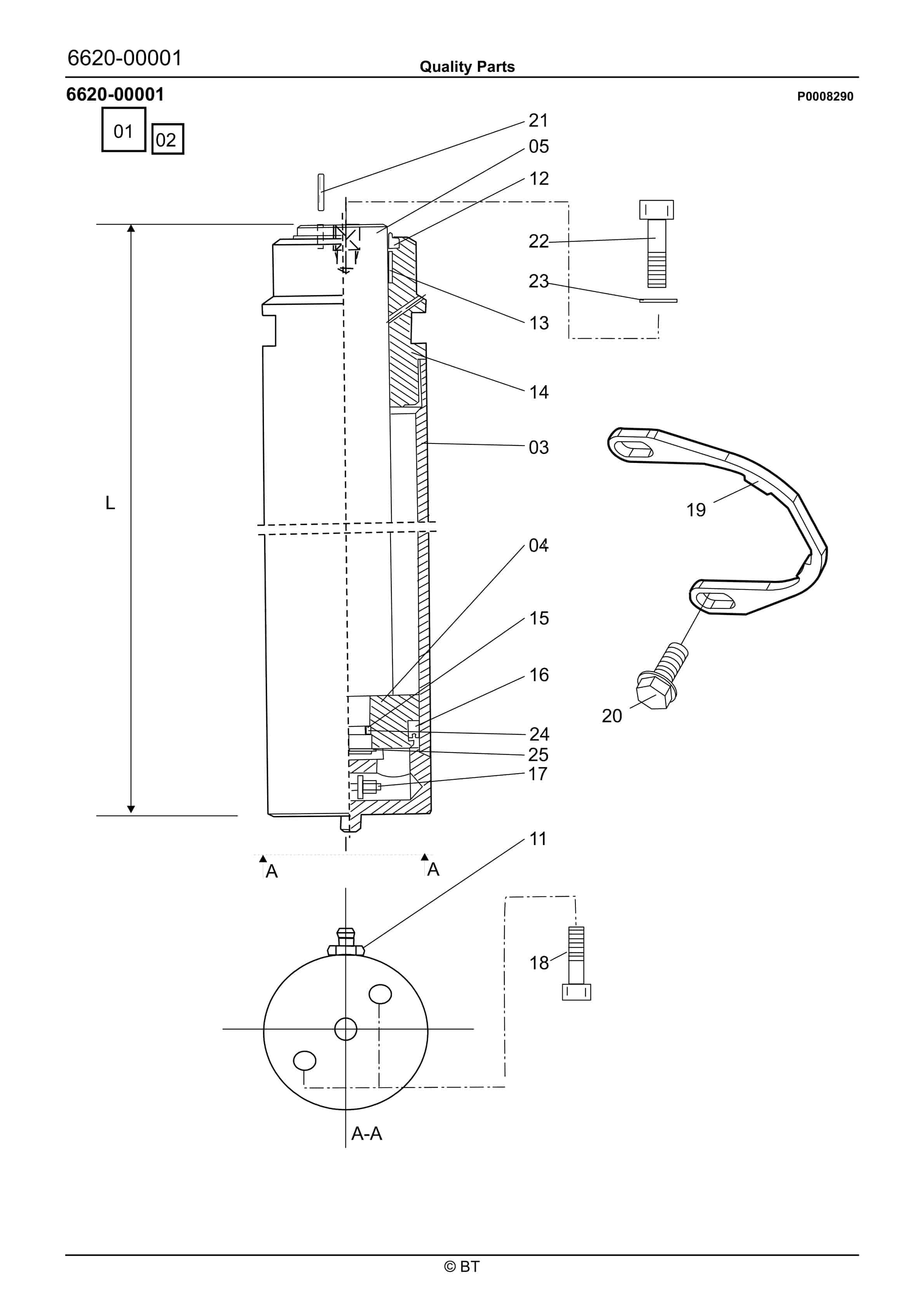 BT SPE125, SPE160 Quality Parts 260562 3 BT SPE125, SPE160 Quality Parts 260562 - Image 3
