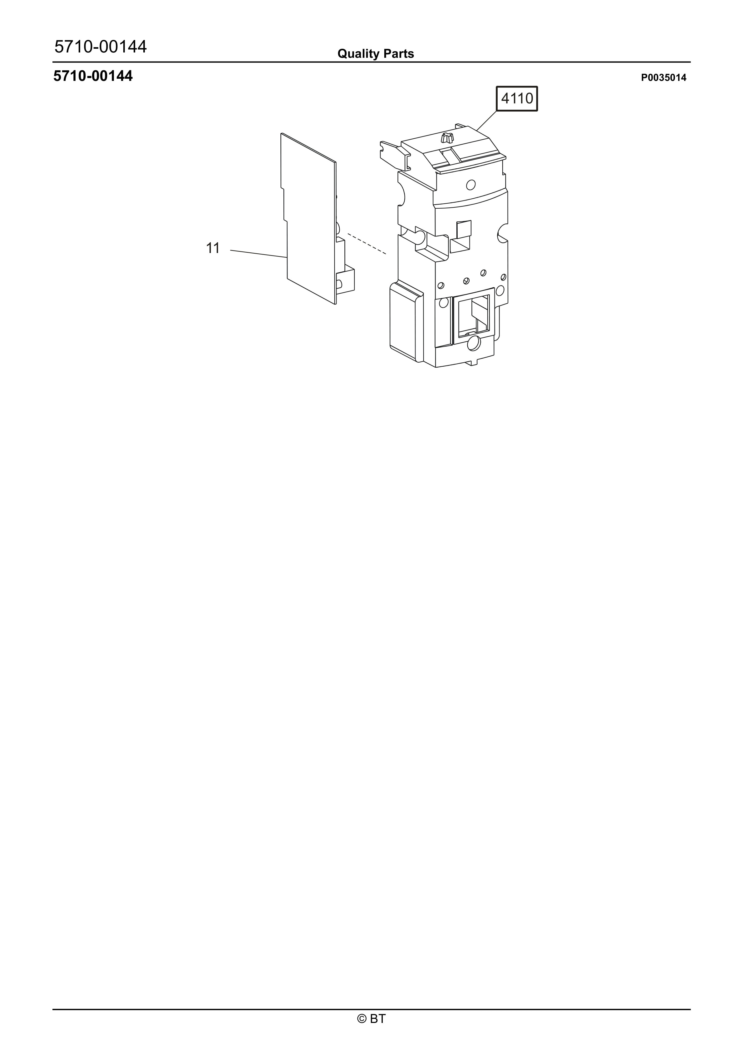 BT SPE125, SPE160 Quality Parts 7511603 2 BT SPE125, SPE160 Quality Parts 7511603 - Image 2