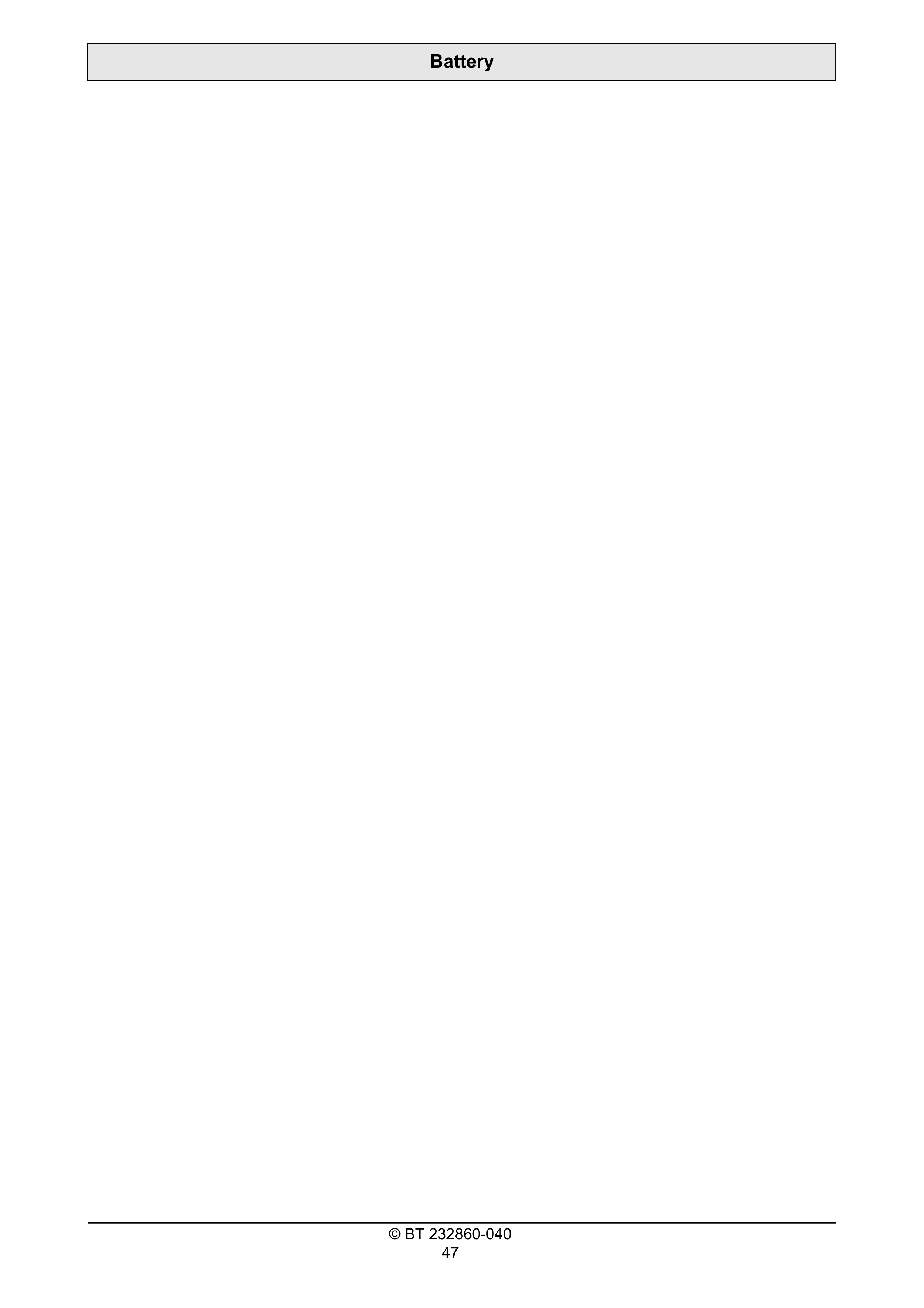 BT SPE135S Operator Manual 232860-040 3 BT SPE135S Operator Manual 232860-040 - Image 3