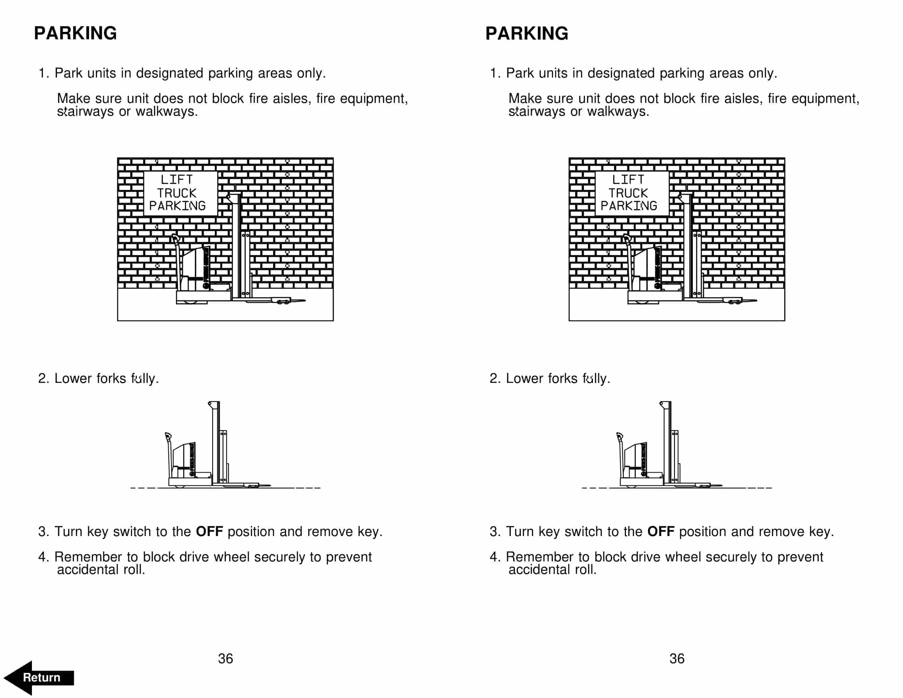 BT SR-30 Electric Walkie Reach Truck Operator Manual 300385-000 5 BT SR-30 Electric Walkie Reach Truck Operator Manual 300385-000 - Image 5