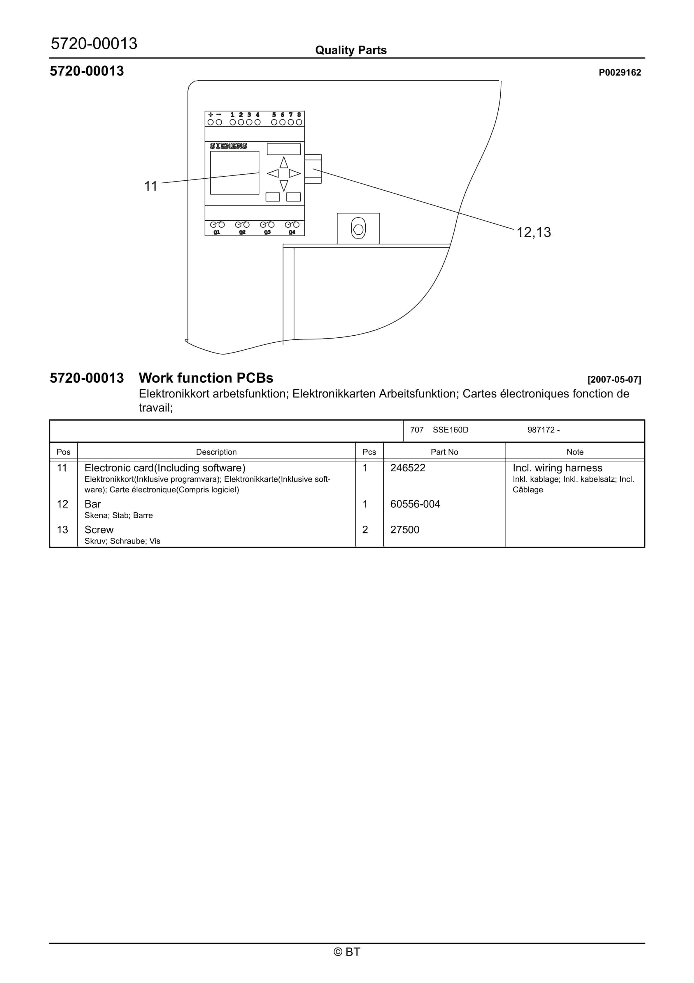BT SSE160D Quality Parts 7517623 4 BT SSE160D Quality Parts 7517623 - Image 4