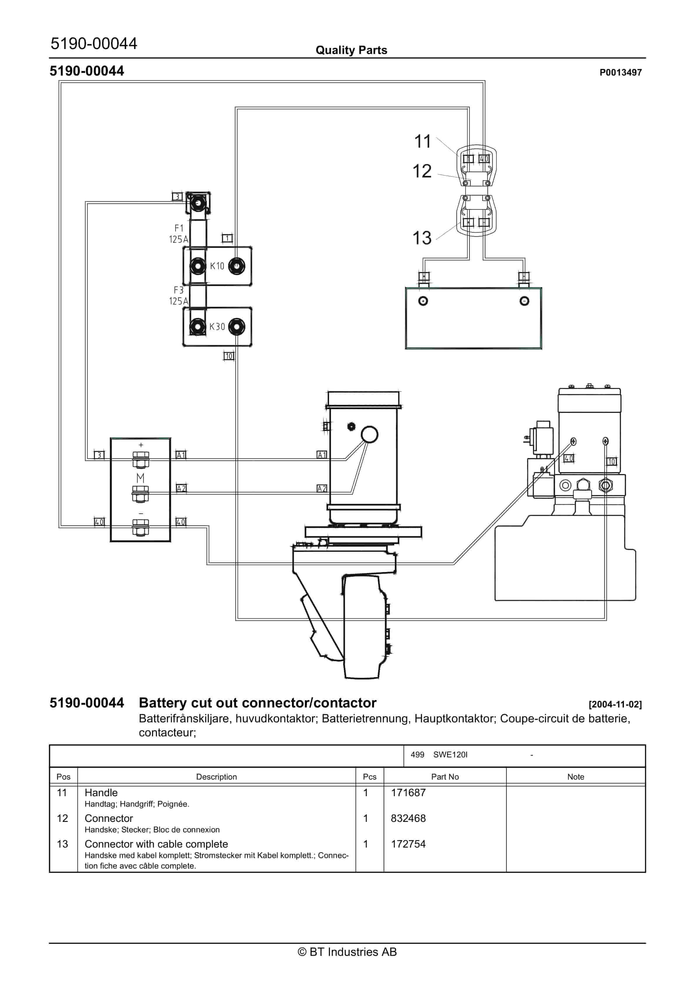 BT SWE120I - Counter Balance Quality Parts 844734 3 BT SWE120I - Counter Balance Quality Parts 844734 - Image 3