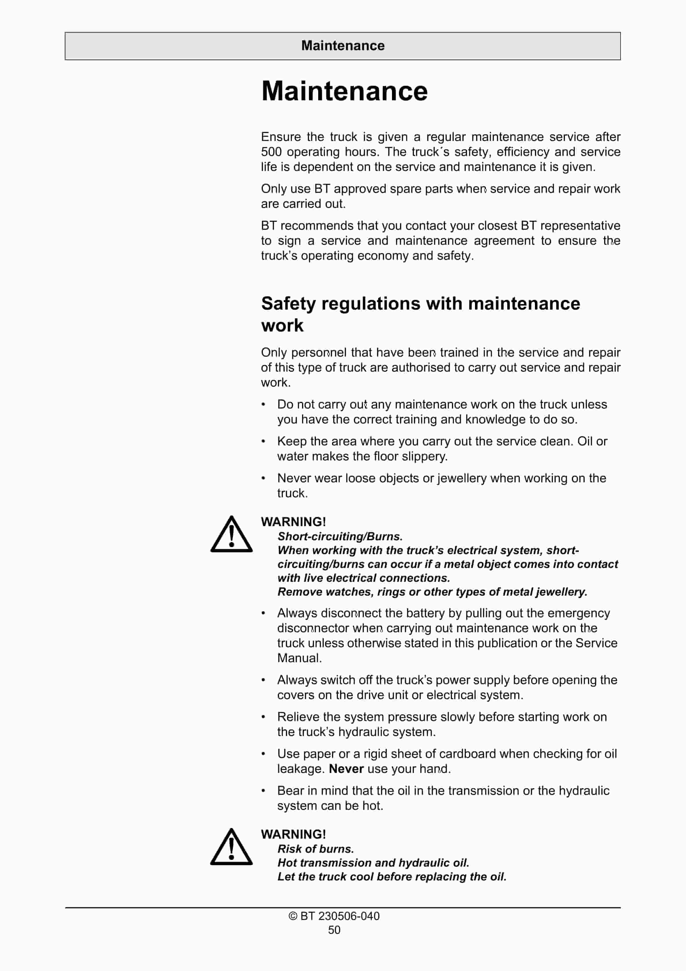 BT SWE120S Operator Manual 230506-040 4 BT SWE120S Operator Manual 230506-040 - Image 4