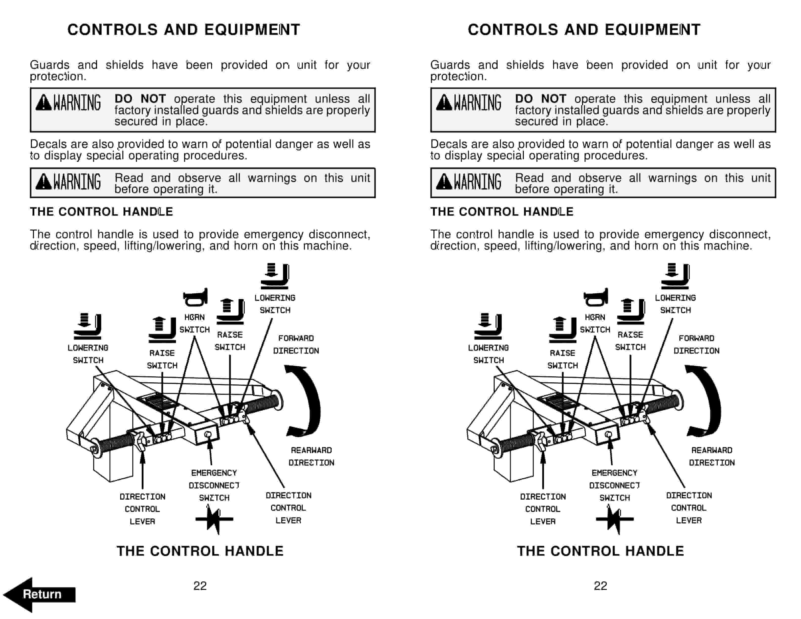 Alternative view of BT TCB Electric Tugger Car Body Carrier Operator Manual 301631-000