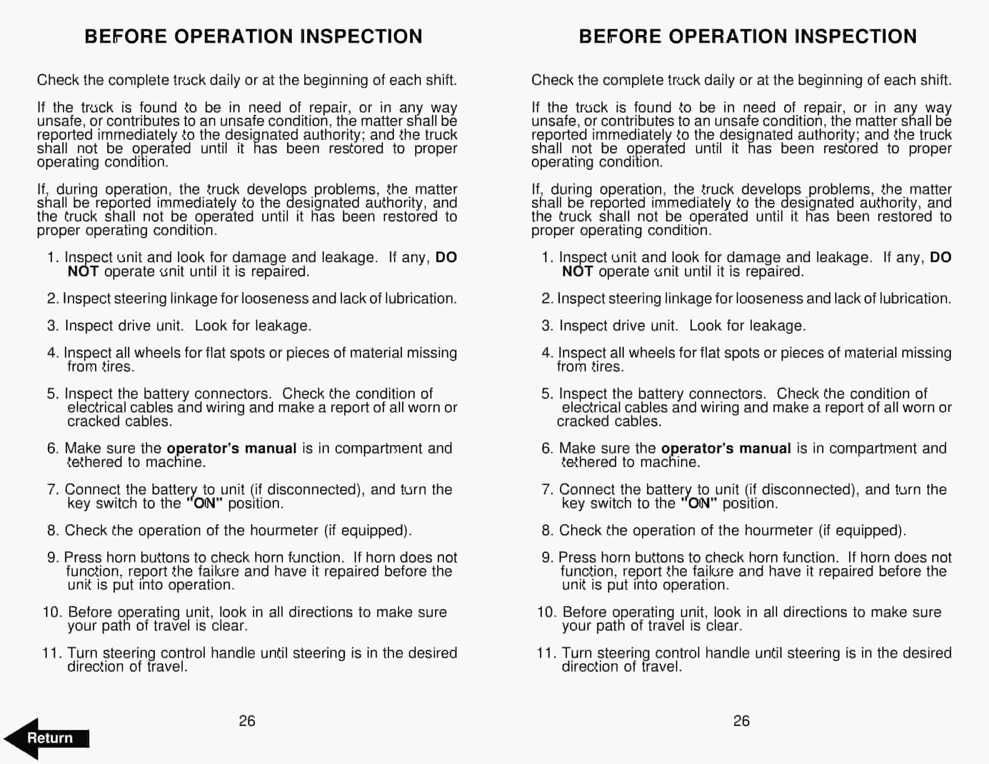 BT TT-50, TT-70 Electric Tow Tractor Operator Manual 300408-001 3 BT TT-50, TT-70 Electric Tow Tractor Operator Manual 300408-001 - Image 3