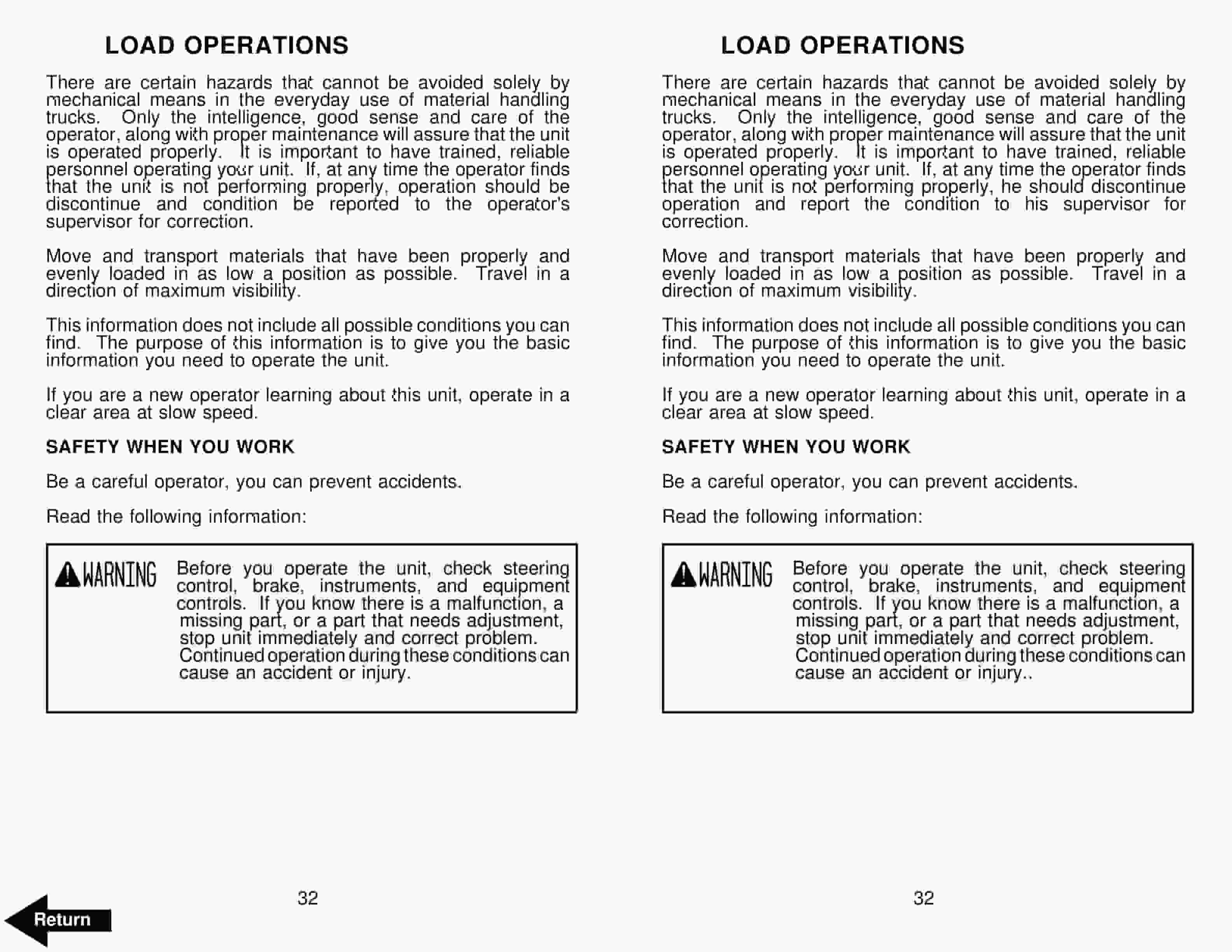 BT TT-50, TT-70 Electric Tow Tractor Operator Manual 300408-001 5 BT TT-50, TT-70 Electric Tow Tractor Operator Manual 300408-001 - Image 5