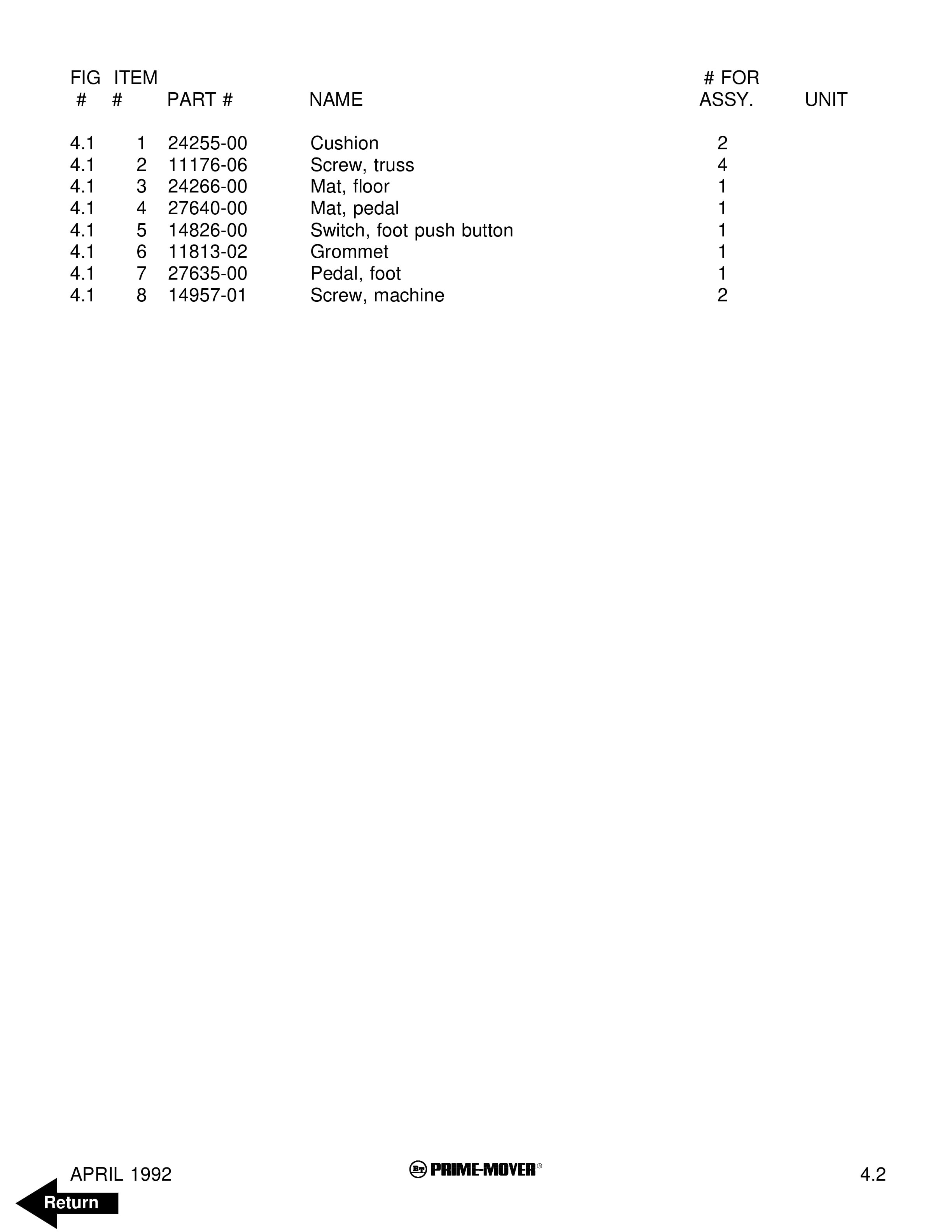 BT TT-50, TT-70 Electric Tow Tractor Parts Manual 300409-002 5 BT TT-50, TT-70 Electric Tow Tractor Parts Manual 300409-002 - Image 5