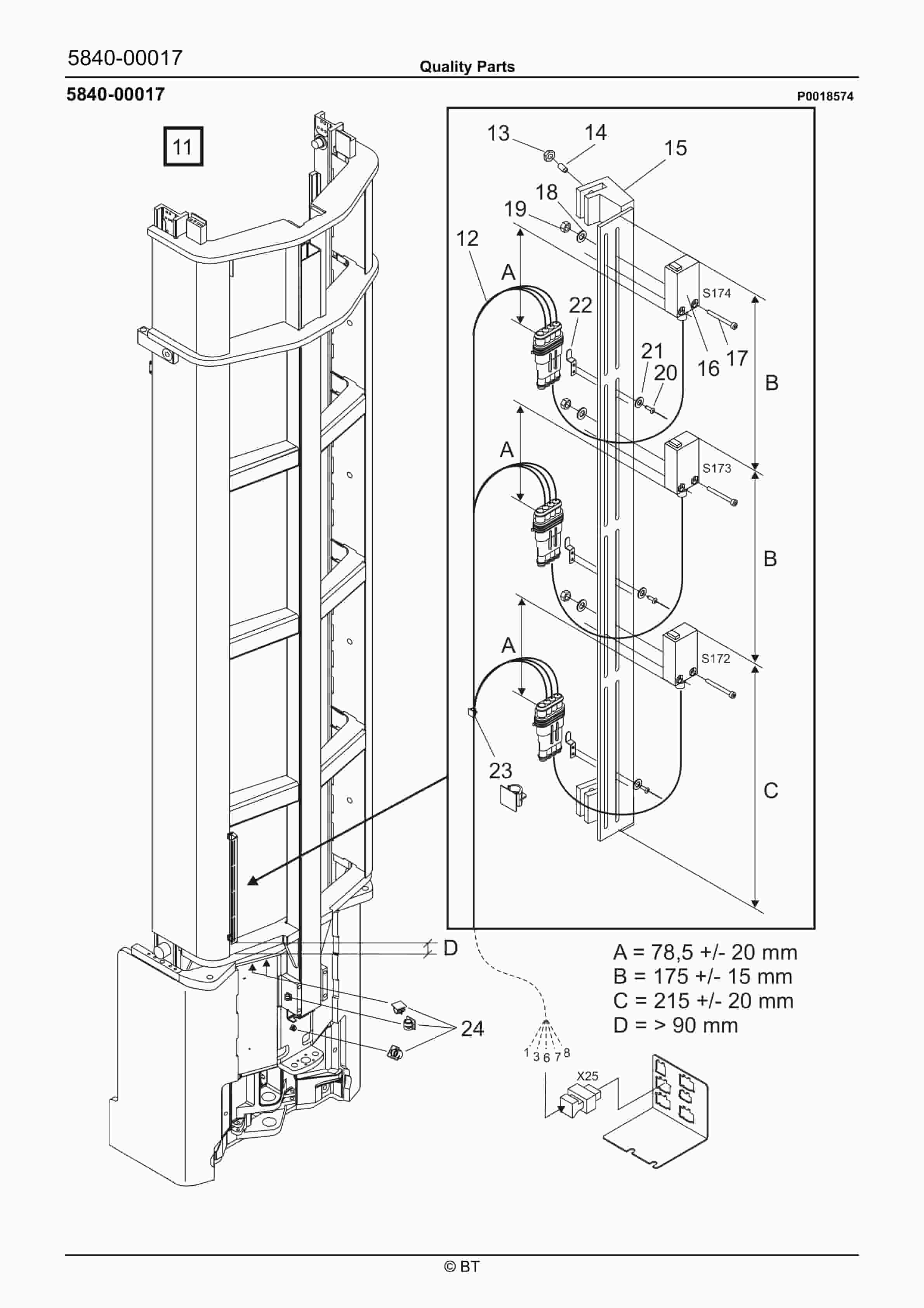 BT VCE150A Quality Parts 7519639 2 BT VCE150A Quality Parts 7519639 - Image 2
