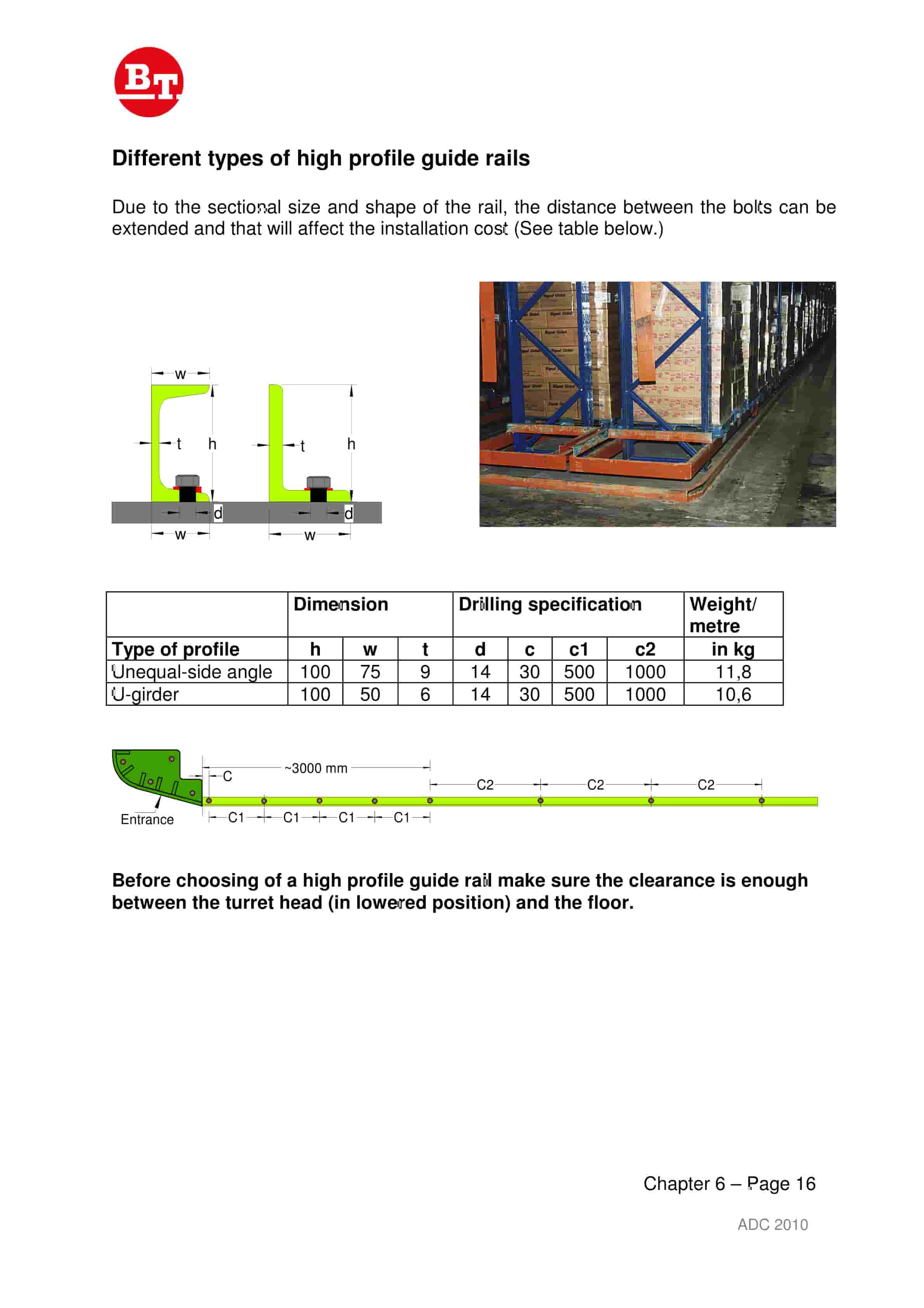BT VNA Trucks Installation Manual 749686-040-2