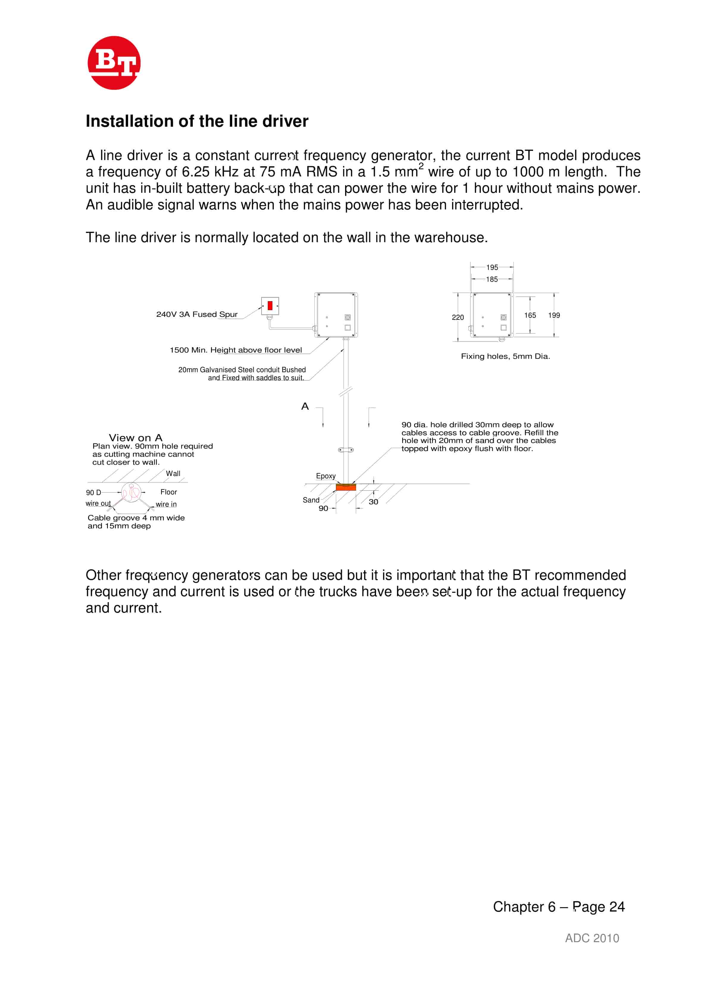 BT VNA Trucks Installation Manual 749686-040-4