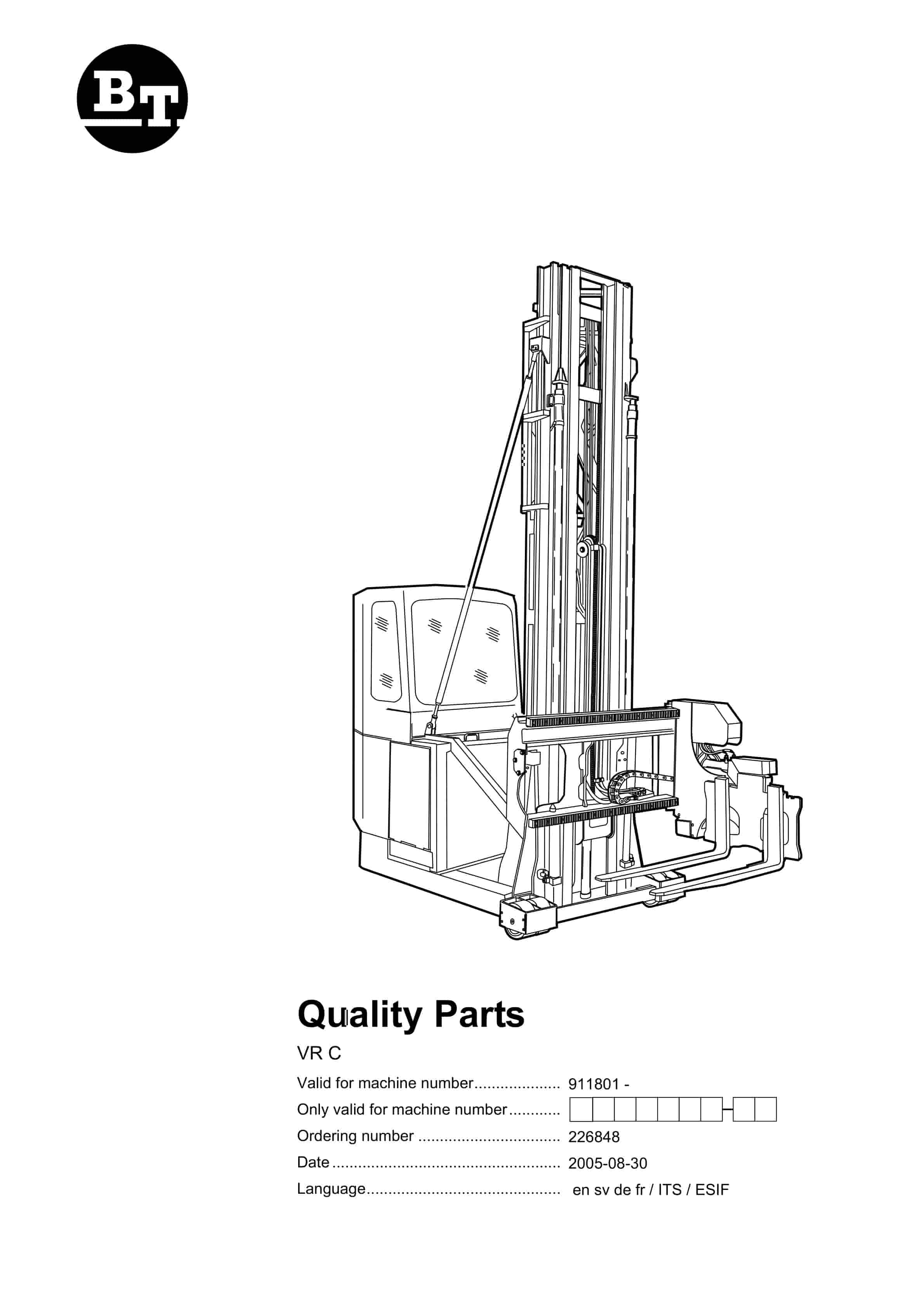 BT VR C Quality Parts 226848 1 BT VR C Quality Parts 226848