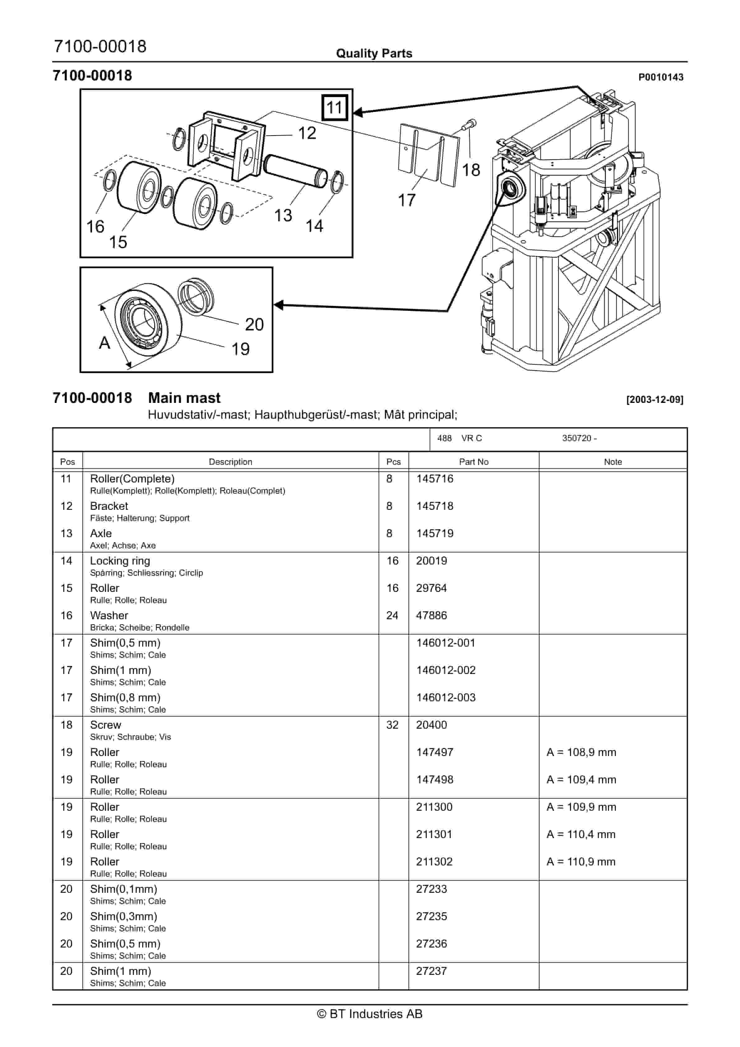 BT VR C Quality Parts 226848 4 BT VR C Quality Parts 226848 - Image 4
