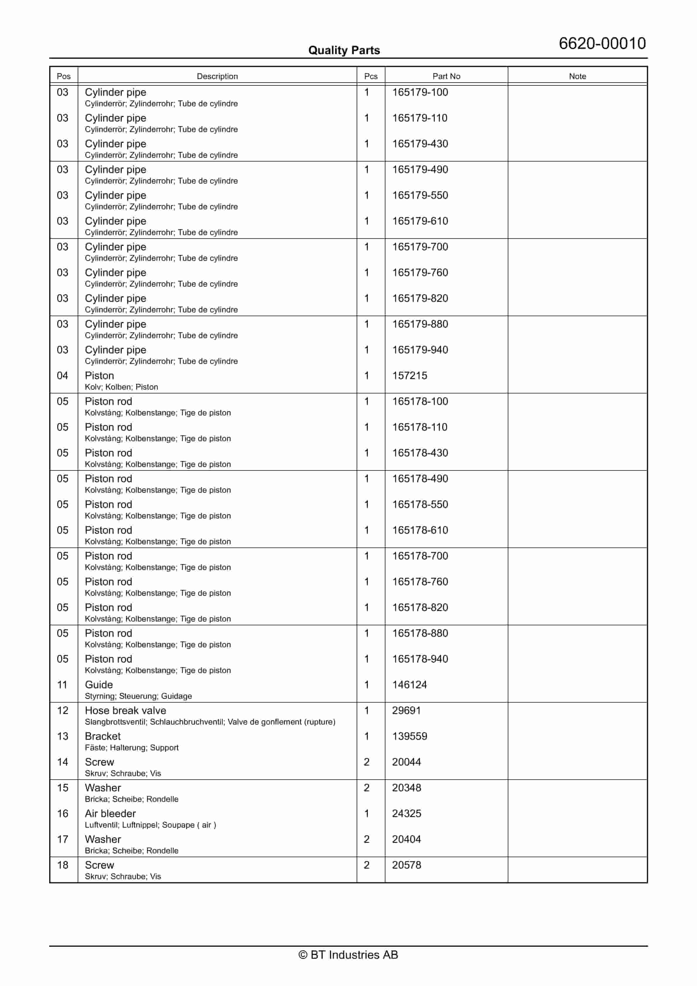 BT VR SF C Quality Parts 234279 4 BT VR SF C Quality Parts 234279 - Image 4
