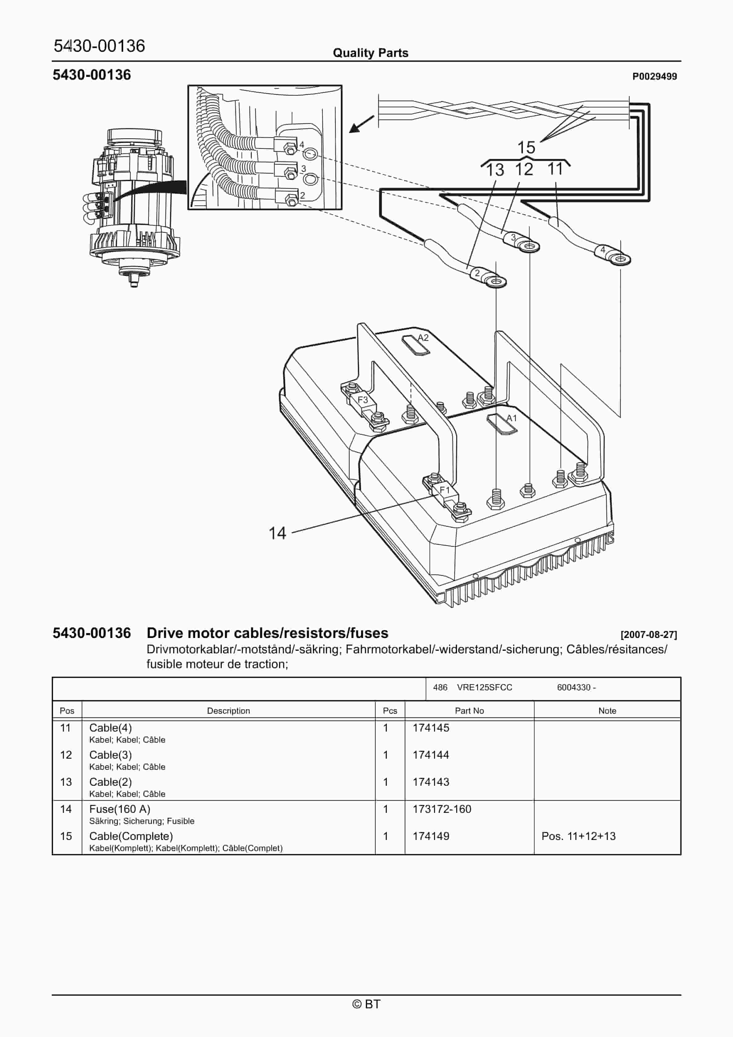 BT VRE125SFCC Quality Parts 7504437 2 BT VRE125SFCC Quality Parts 7504437 - Image 2