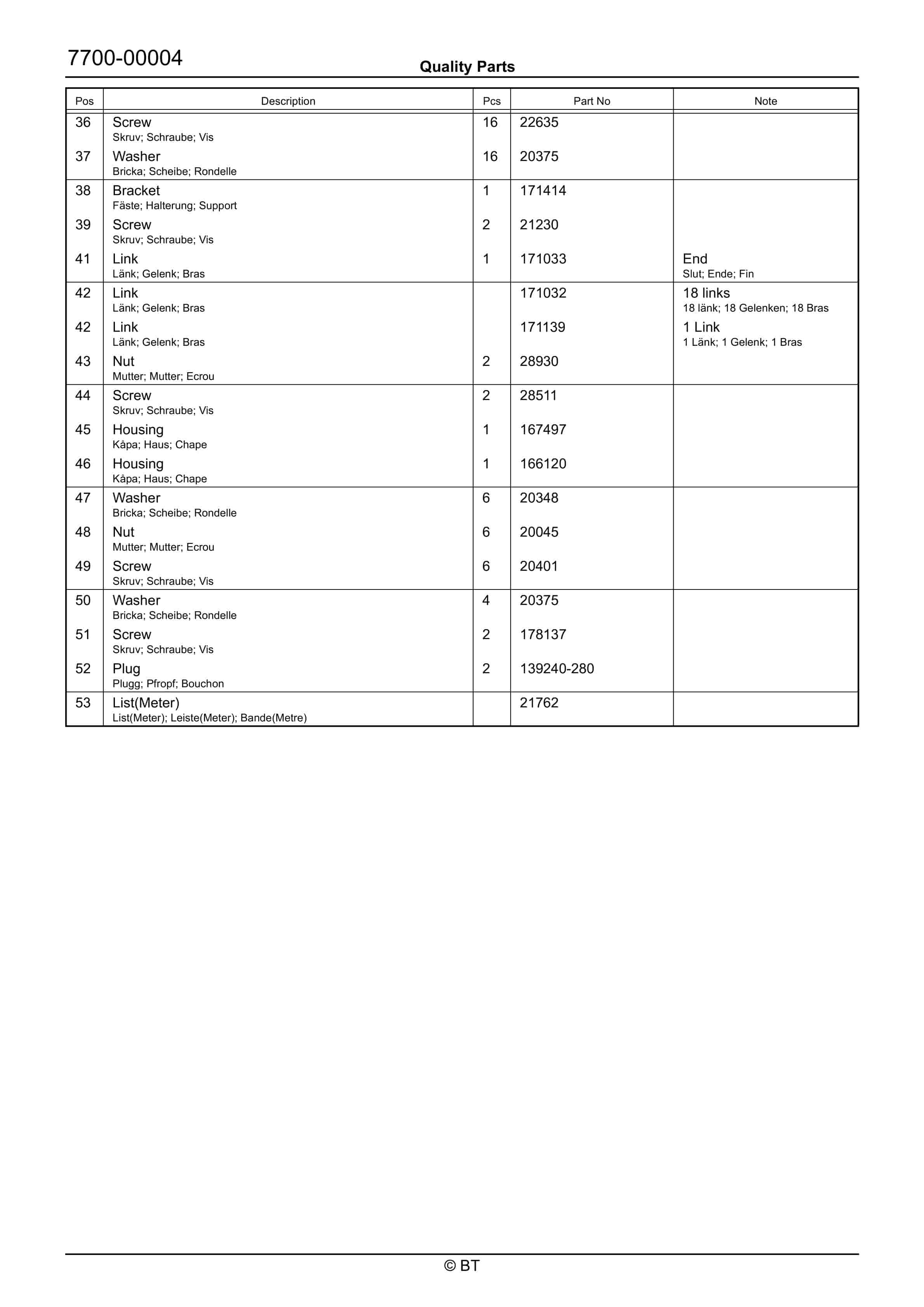 BT VRE150 Quality Parts 7520686 5 BT VRE150 Quality Parts 7520686 - Image 5