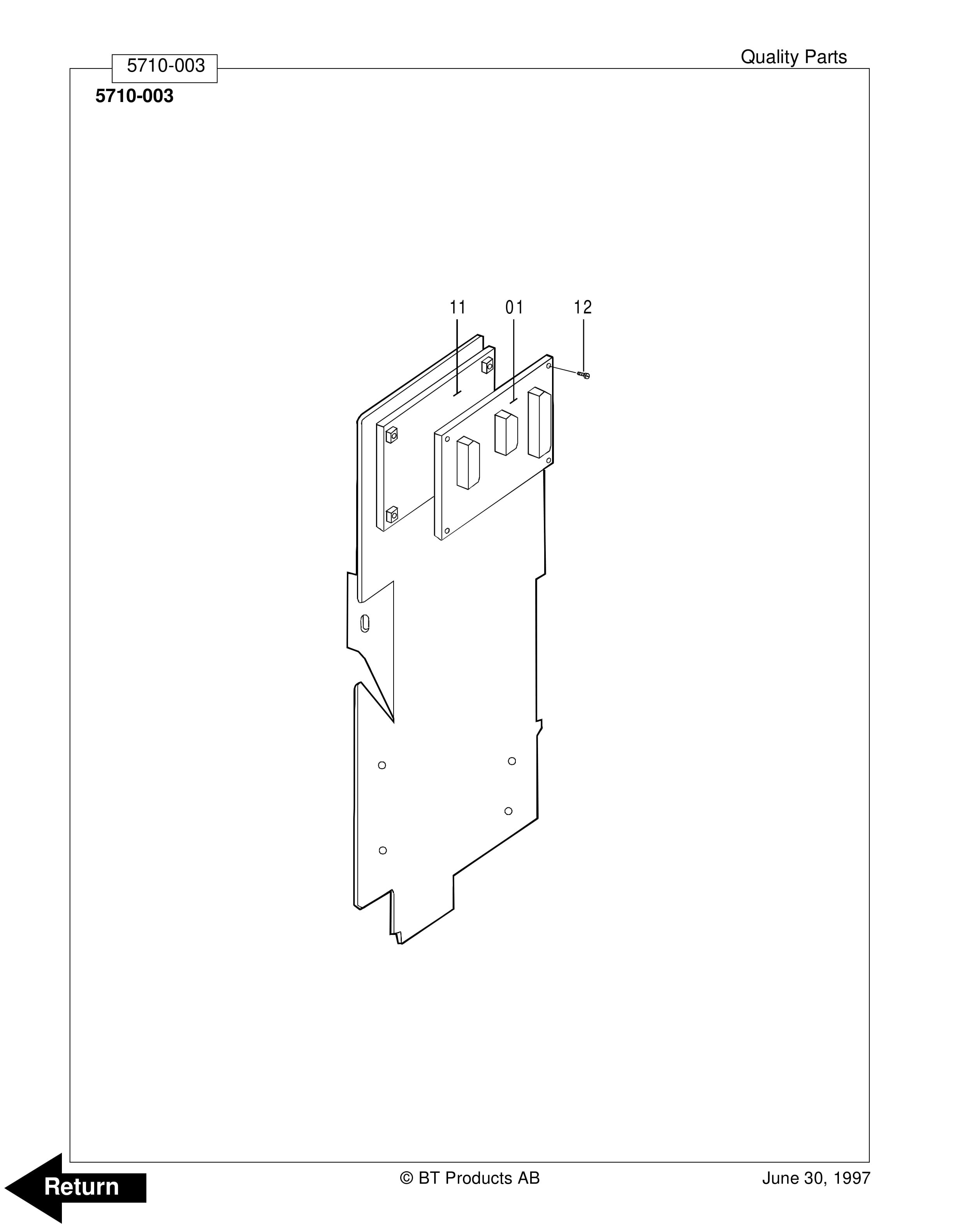BT WSX-20, WSX-25 Electric Walkie Adjustable Straddle Stacker Parts Manual 304943-000 3 BT WSX-20, WSX-25 Electric Walkie Adjustable Straddle Stacker Parts Manual 304943-000 - Image 3