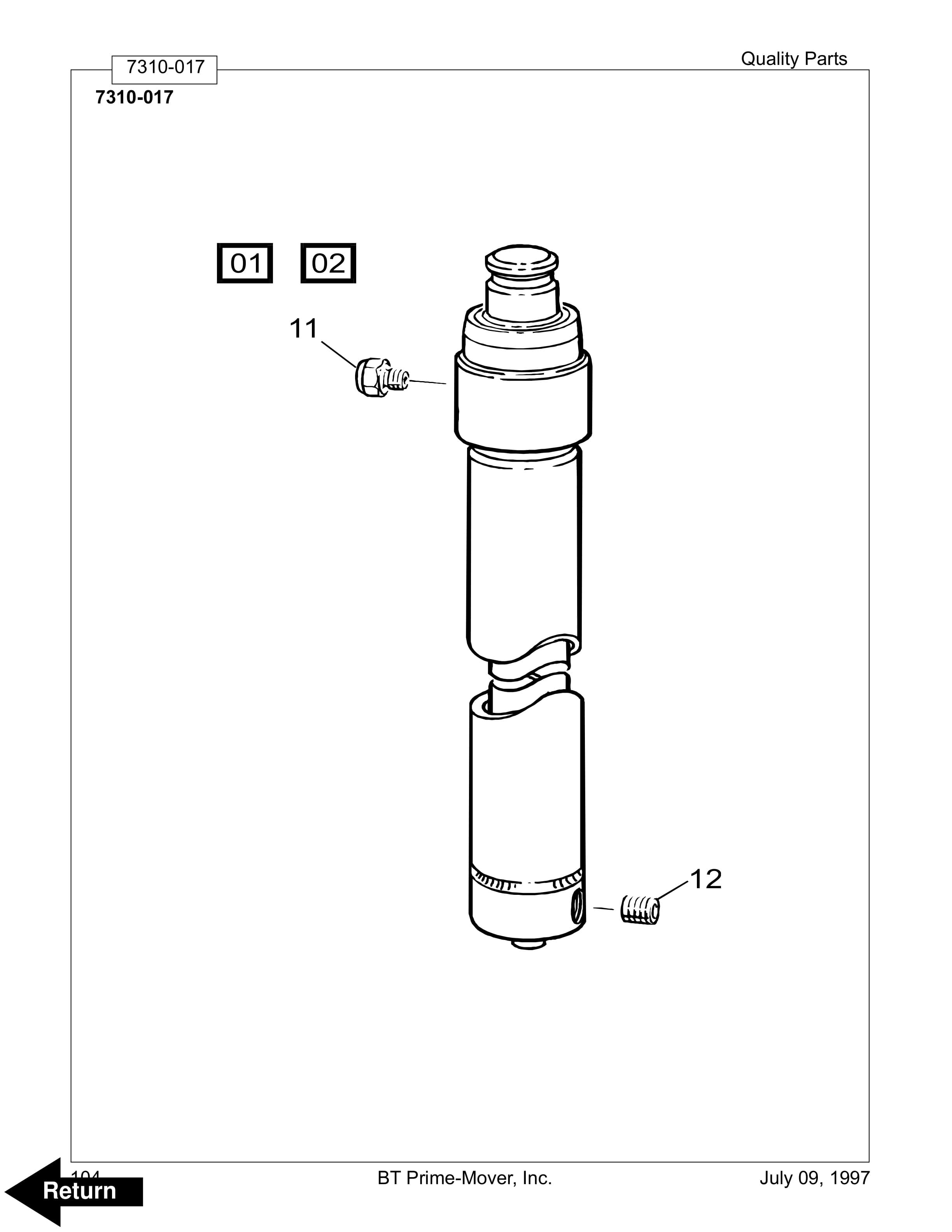 BT WSX-20, WSX-25 Electric Walkie Adjustable Straddle Stacker Parts Manual 304943-001 4 BT WSX-20, WSX-25 Electric Walkie Adjustable Straddle Stacker Parts Manual 304943-001 - Image 4