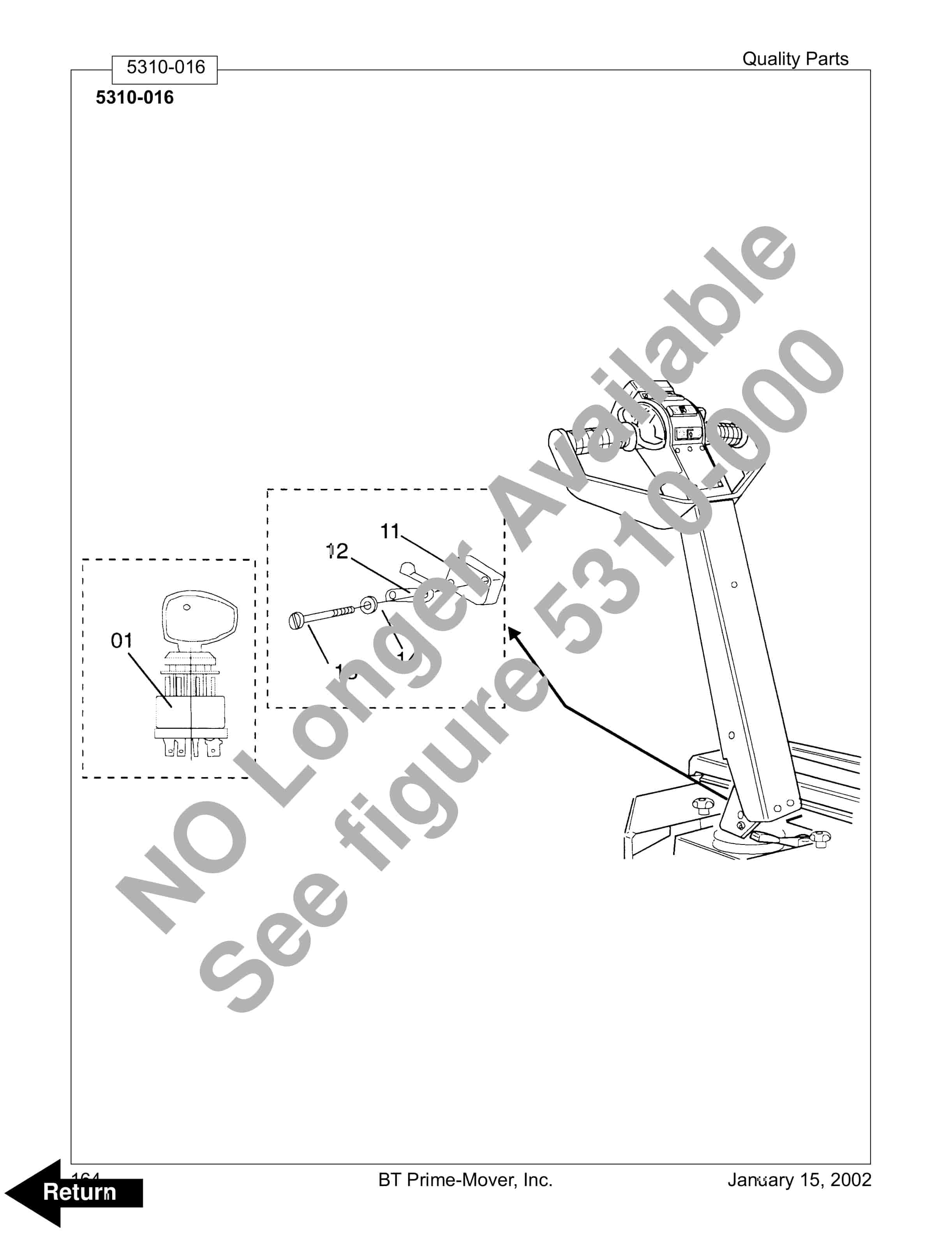 BT WSX-20, WSX-25 Electric Walkie Adjustable Straddle Stacker Parts Manual 310566-000 2 BT WSX-20, WSX-25 Electric Walkie Adjustable Straddle Stacker Parts Manual 310566-000 - Image 2