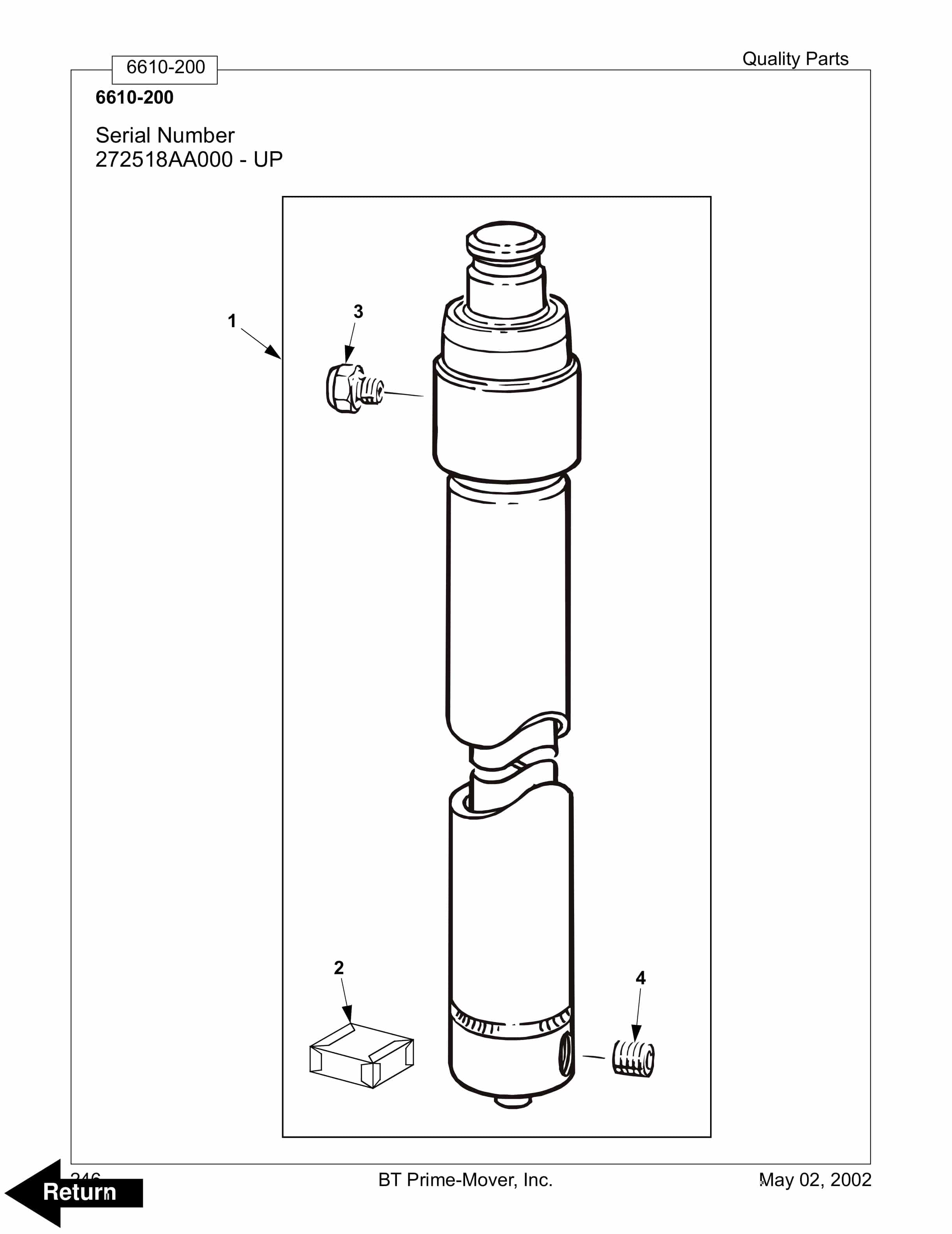 BT WSX-20, WSX-25 Electric Walkie Adjustable Straddle Stacker Parts Manual 310566-000 4 BT WSX-20, WSX-25 Electric Walkie Adjustable Straddle Stacker Parts Manual 310566-000 - Image 4