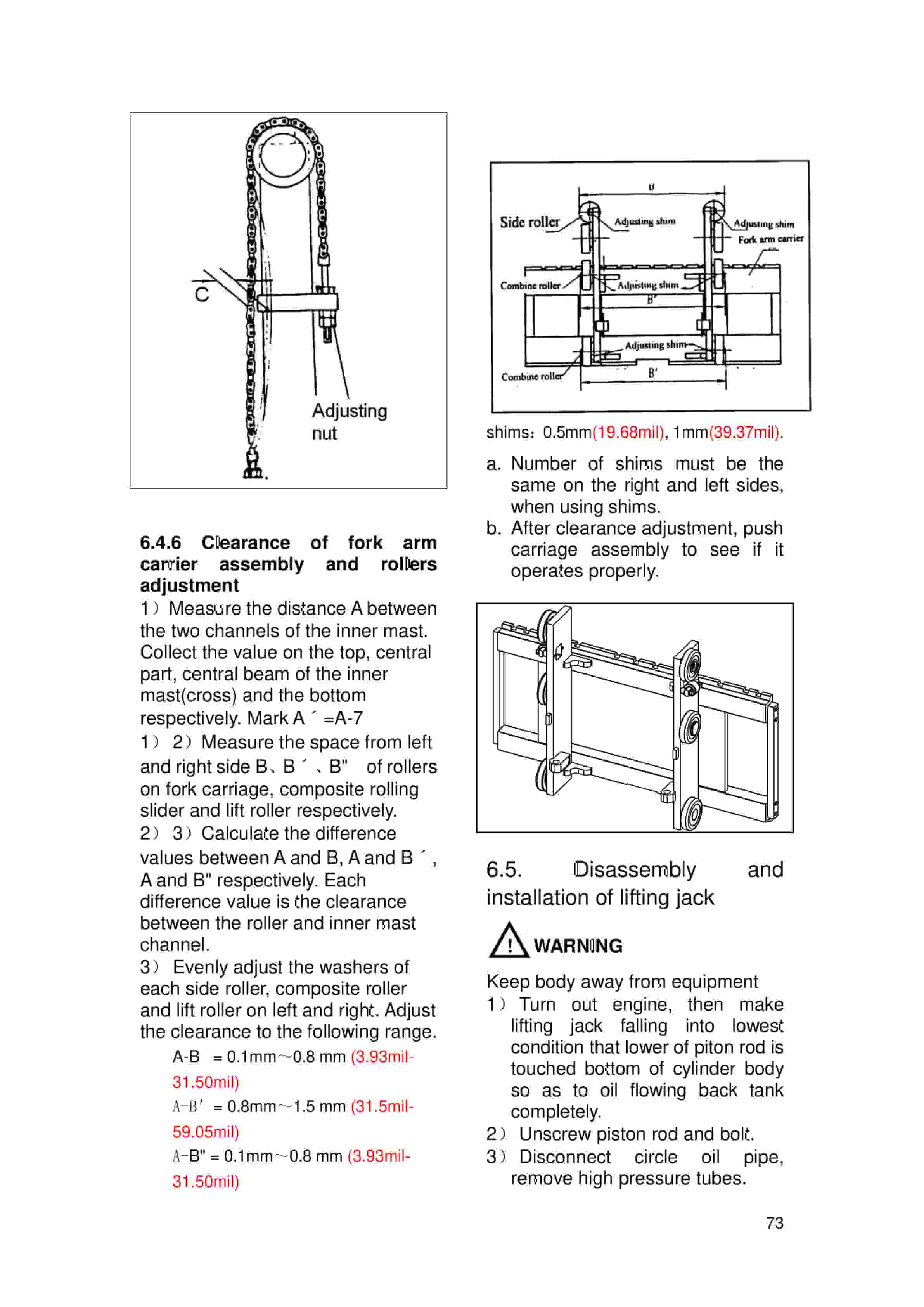 Hangcha 1.5t-3.5t (3300lb-7700lb) XF Series Service Manual-4