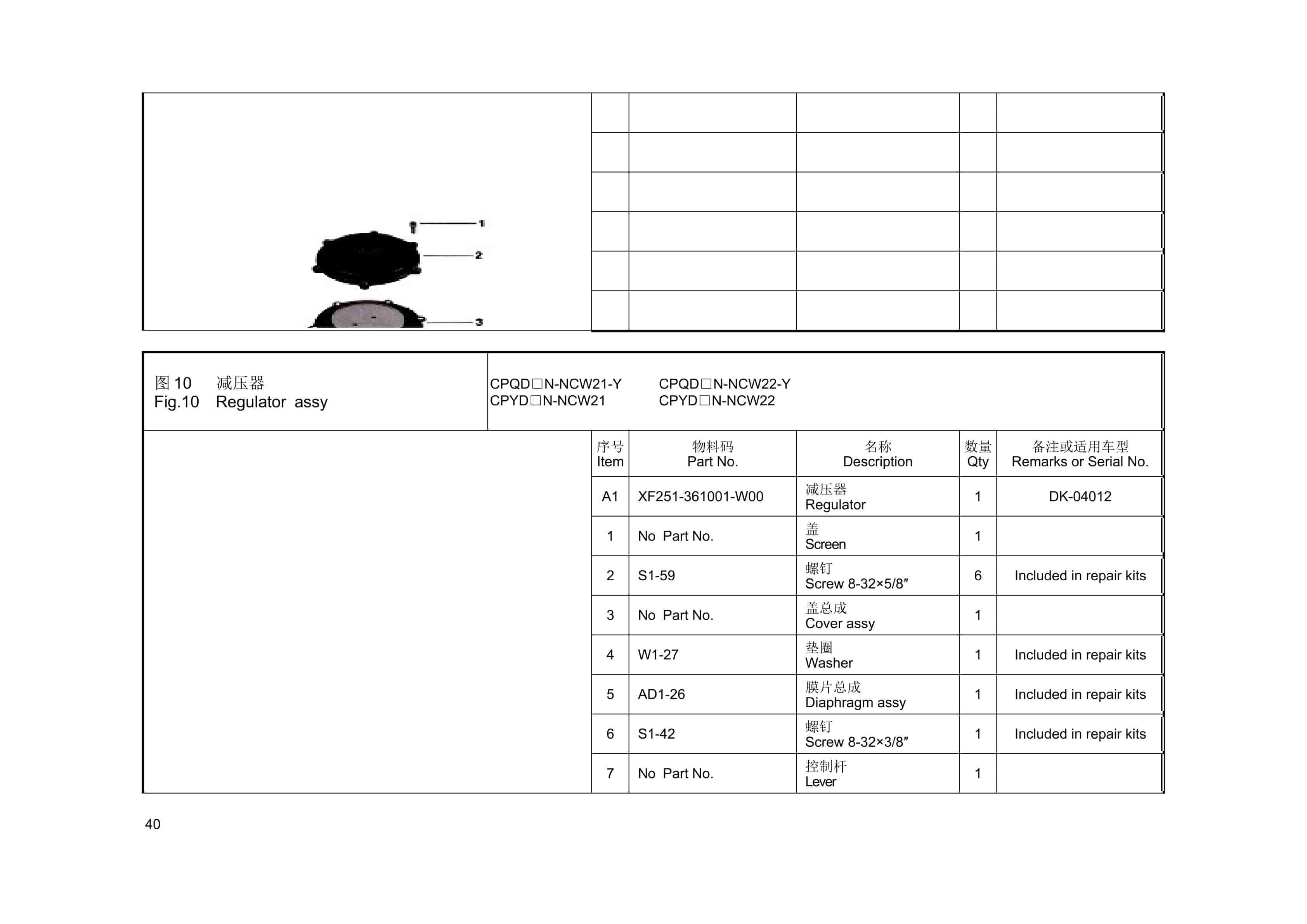 Hangcha 1.5t-3.5t NC Series LPG Fuel System Parts Catalog-5