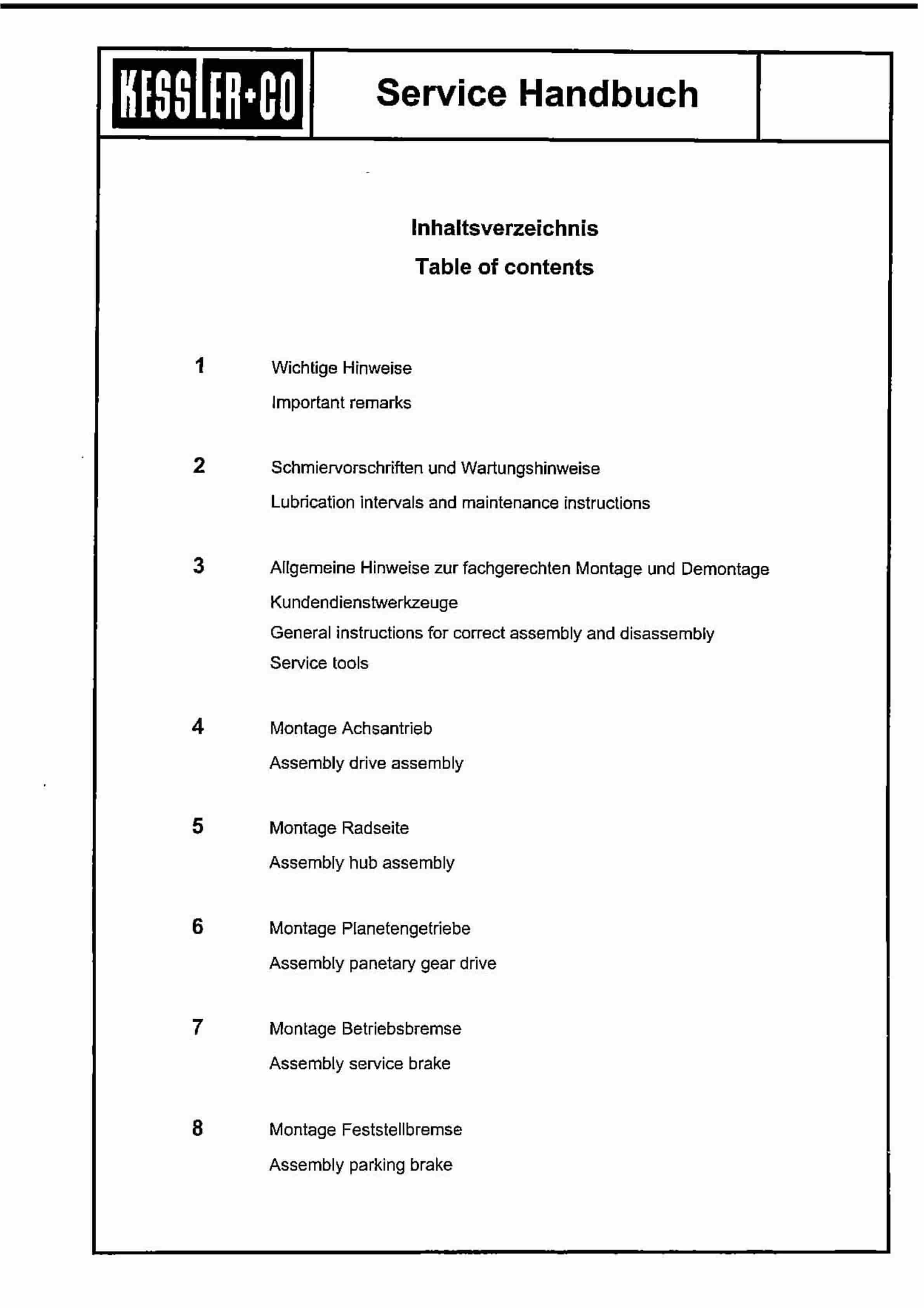 Hangcha 16tFLT Transmission Service Manual