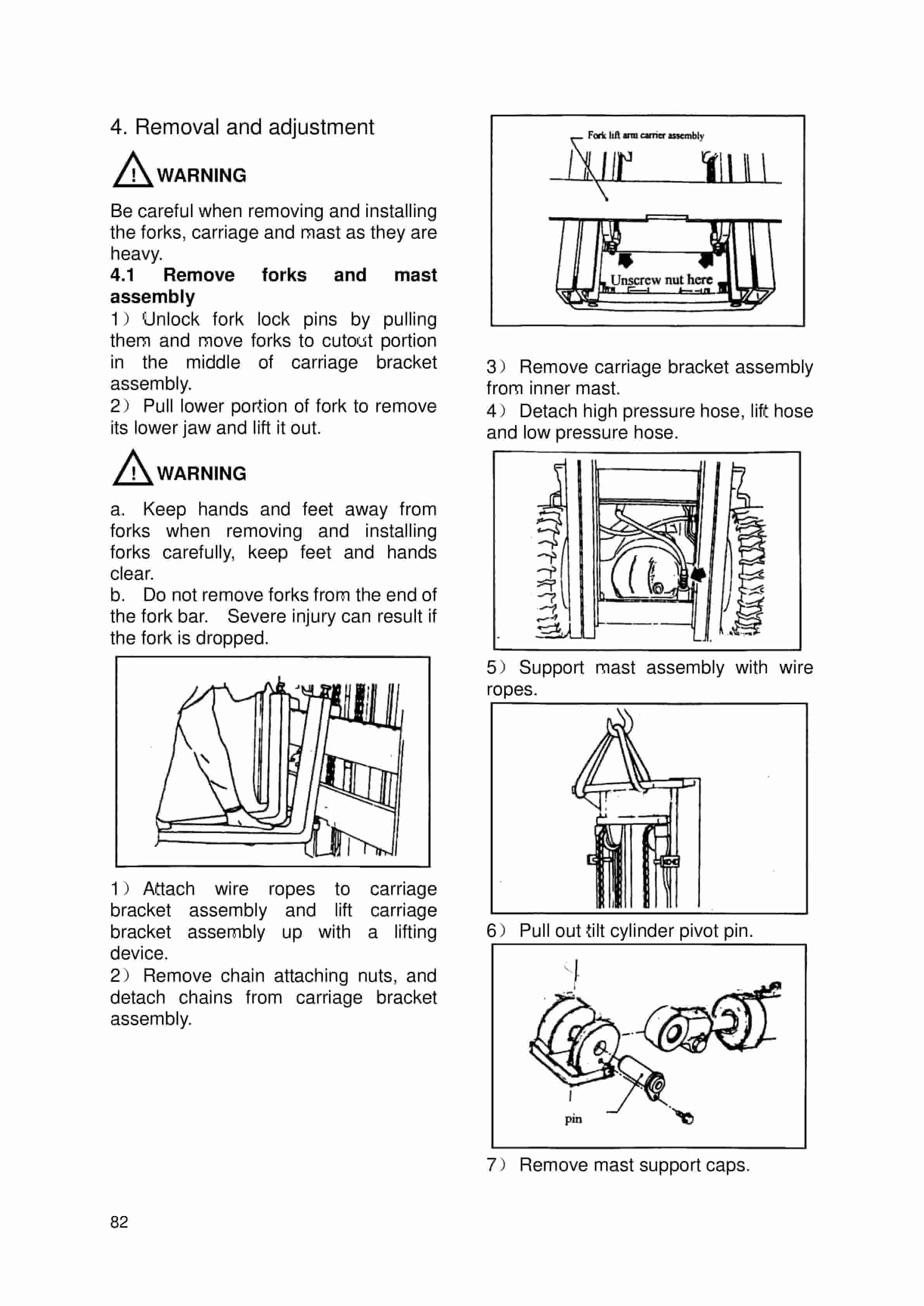 Hangcha 1t-3.5t R Series I. C. Counterbalanced Forklift Truck Service Manual-3