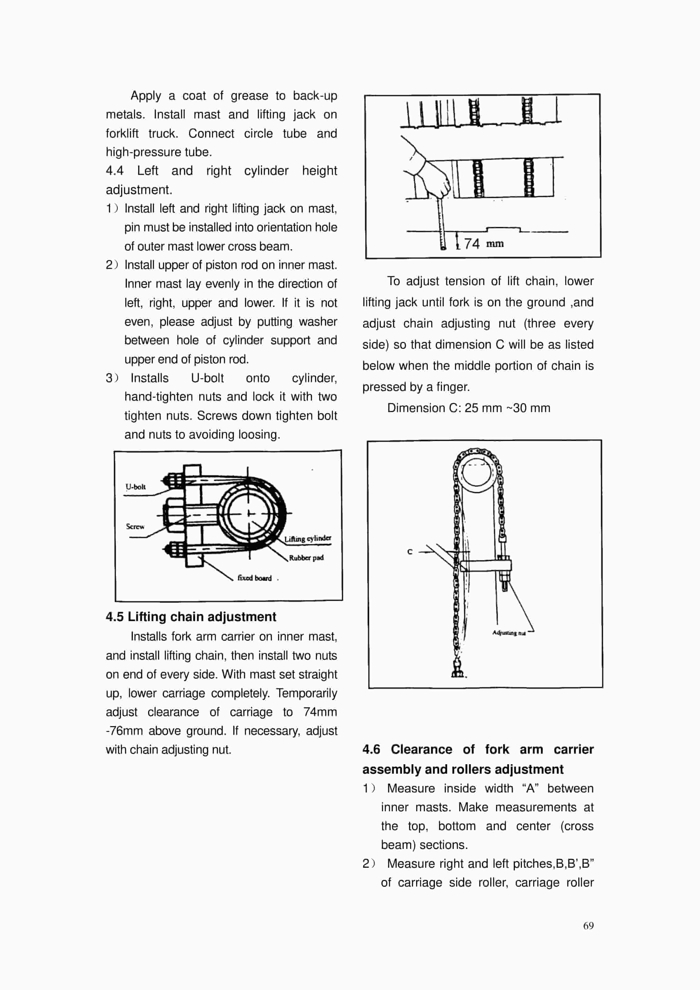 Hangcha 2.5-3.5T Rough Terrain Forklift Truck Service Manual-3
