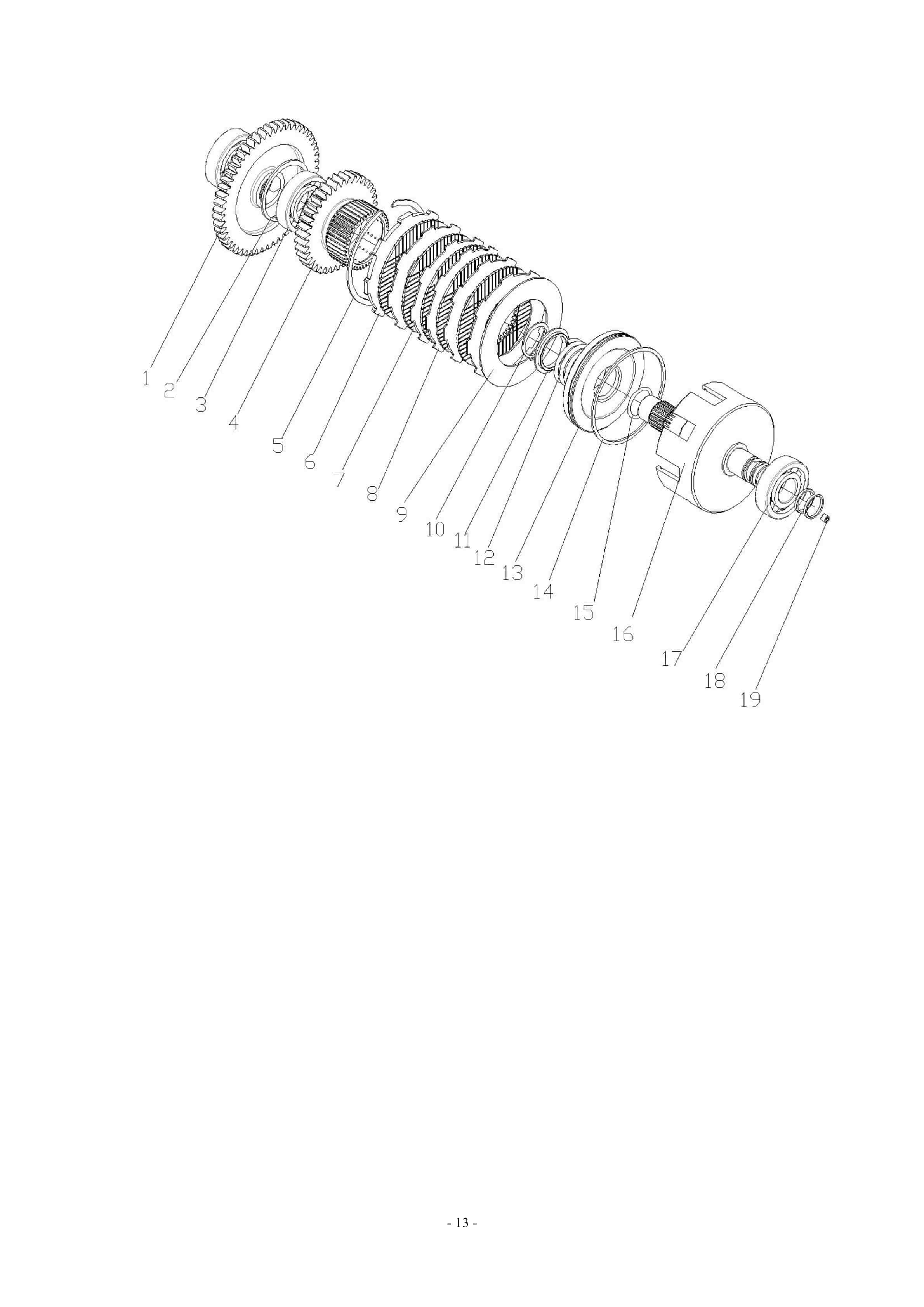 Hangcha 4F35 Transmission Instructions and Maintenance Manual ZH-4