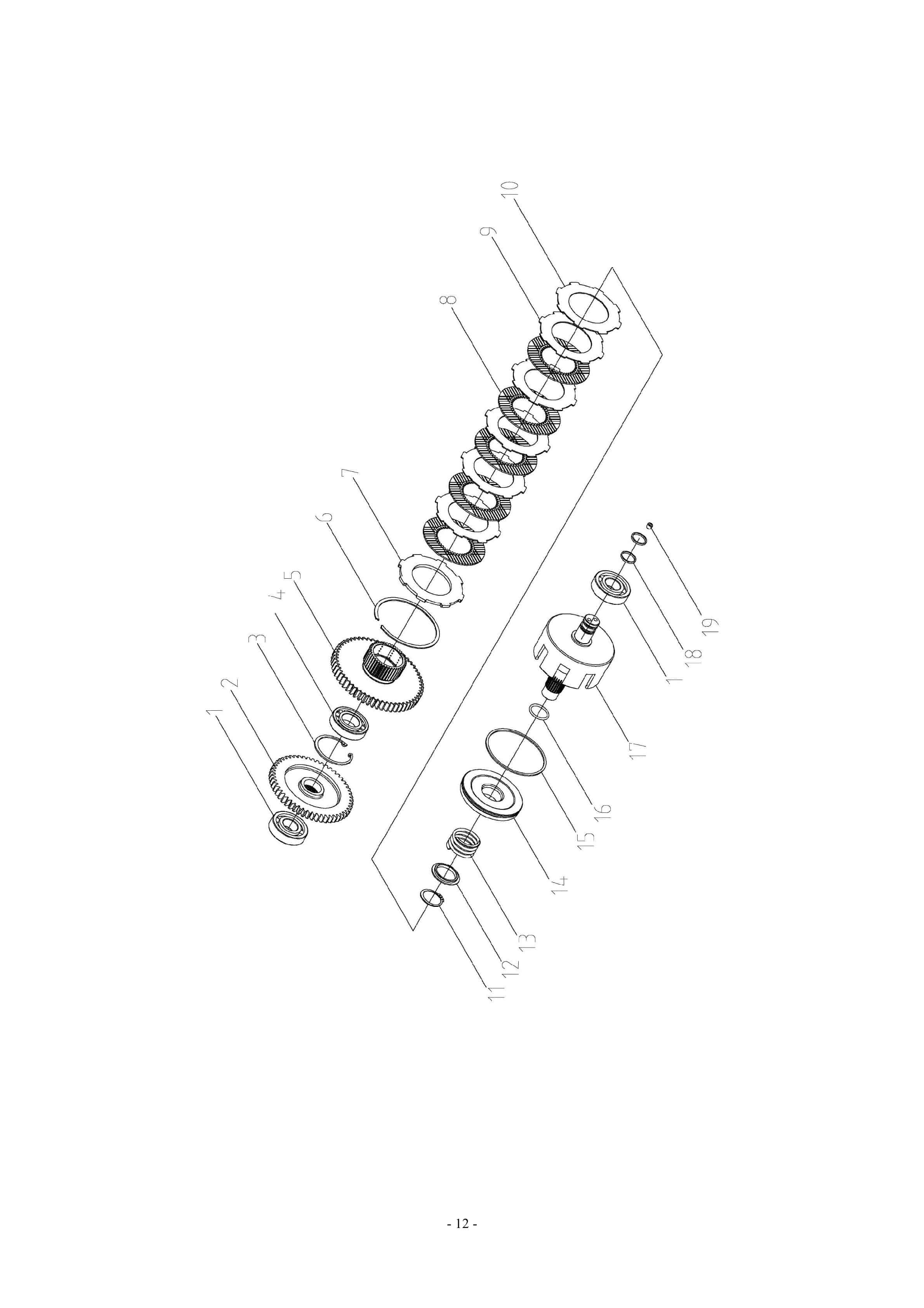 Hangcha 4F35S Transmission Instructions and Maintenance Manual ZH-3