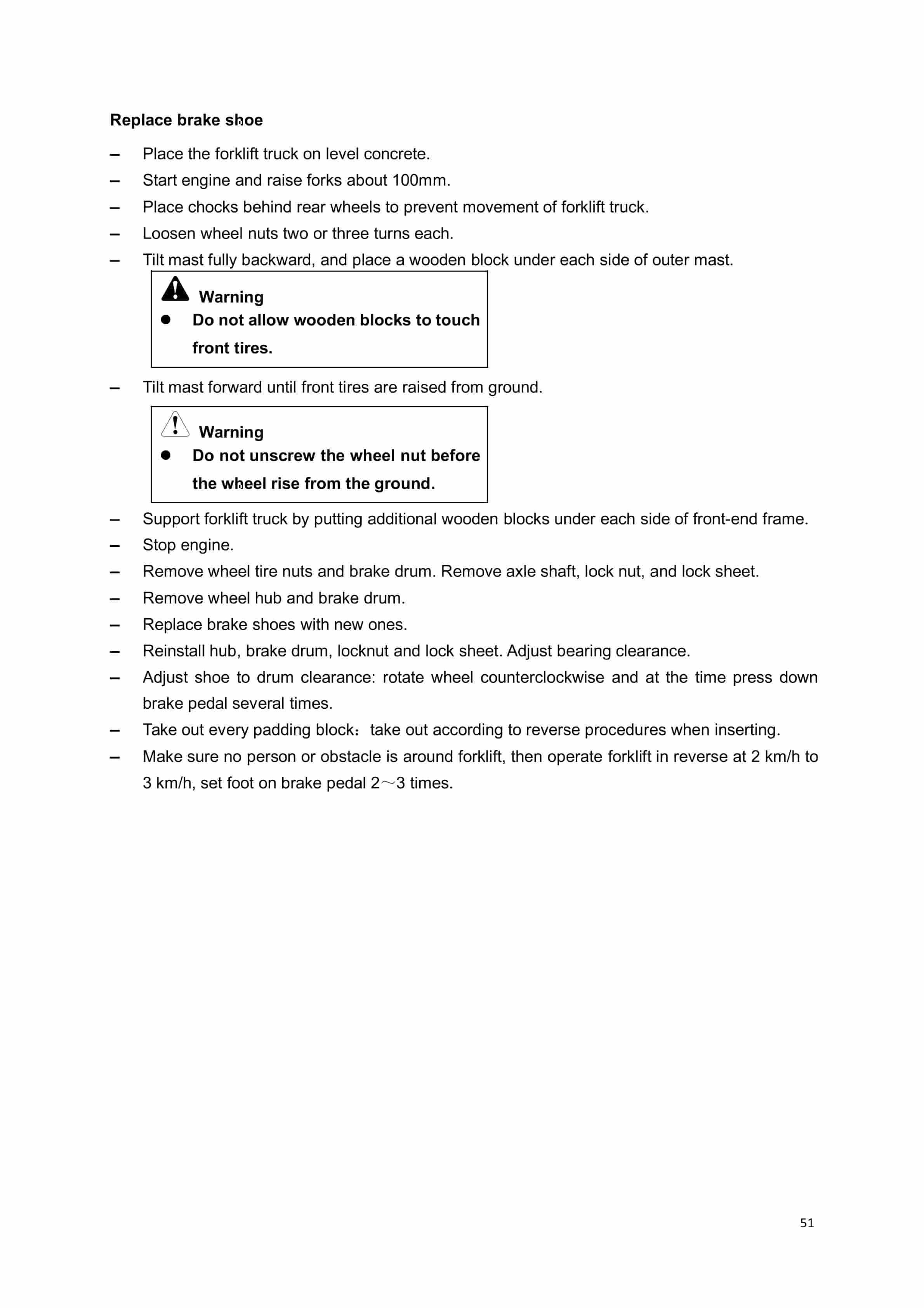 Hangcha 4t-5t X Series Internal Combustion Counterbalanced Forklift Truck Service Manual-2