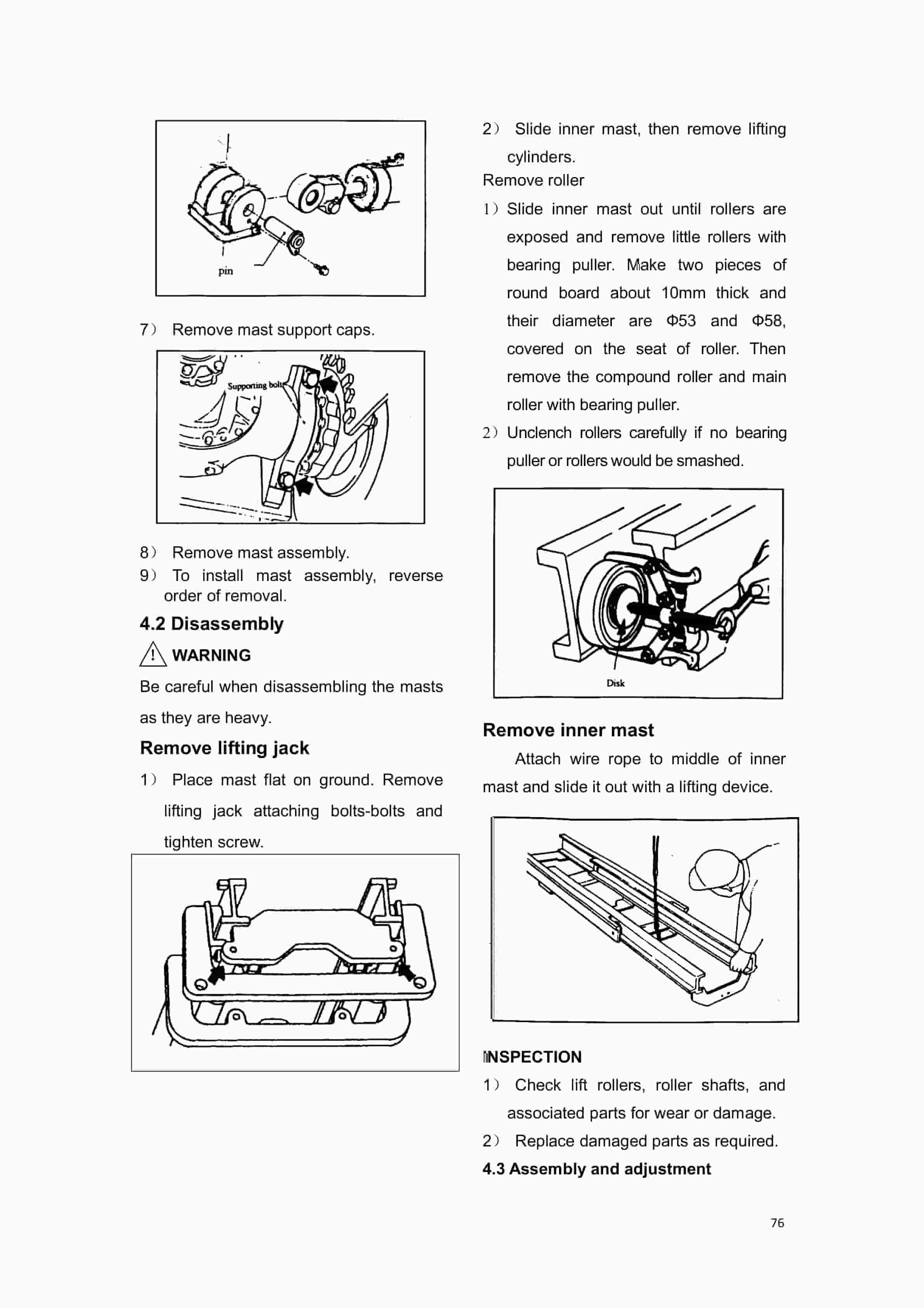 Hangcha 4t-5t X Series Internal Combustion Counterbalanced Forklift Truck Service Manual-4